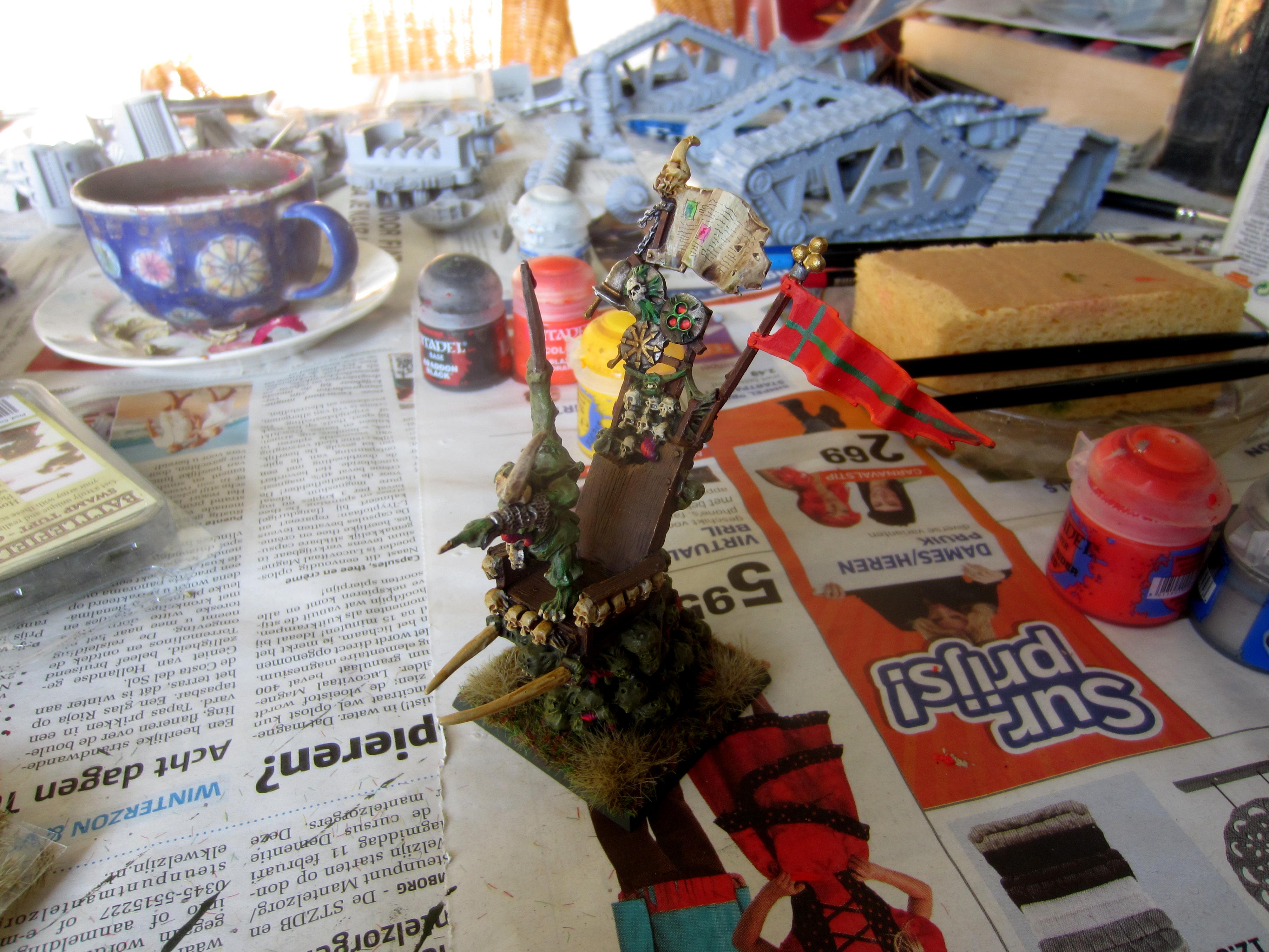 Chaos, Daemons, Herald, Nurgle, Palanquin