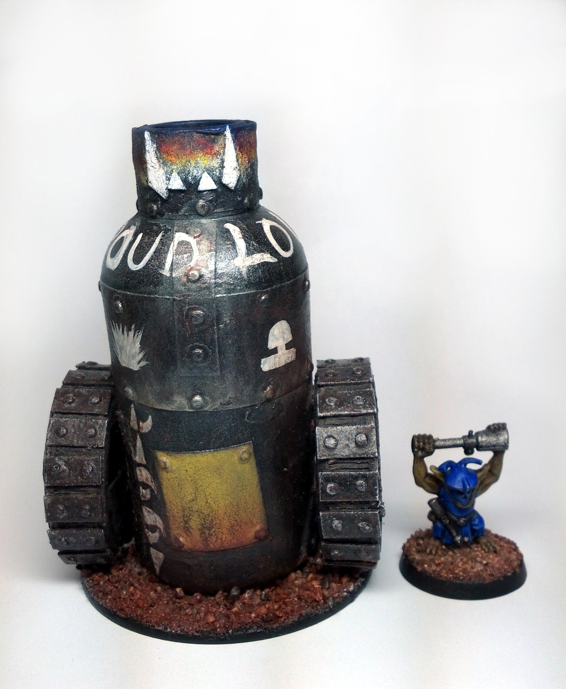 Big Gunz, Lobba, Mek Gun, Mek Gunz, Orks, Scratch Build