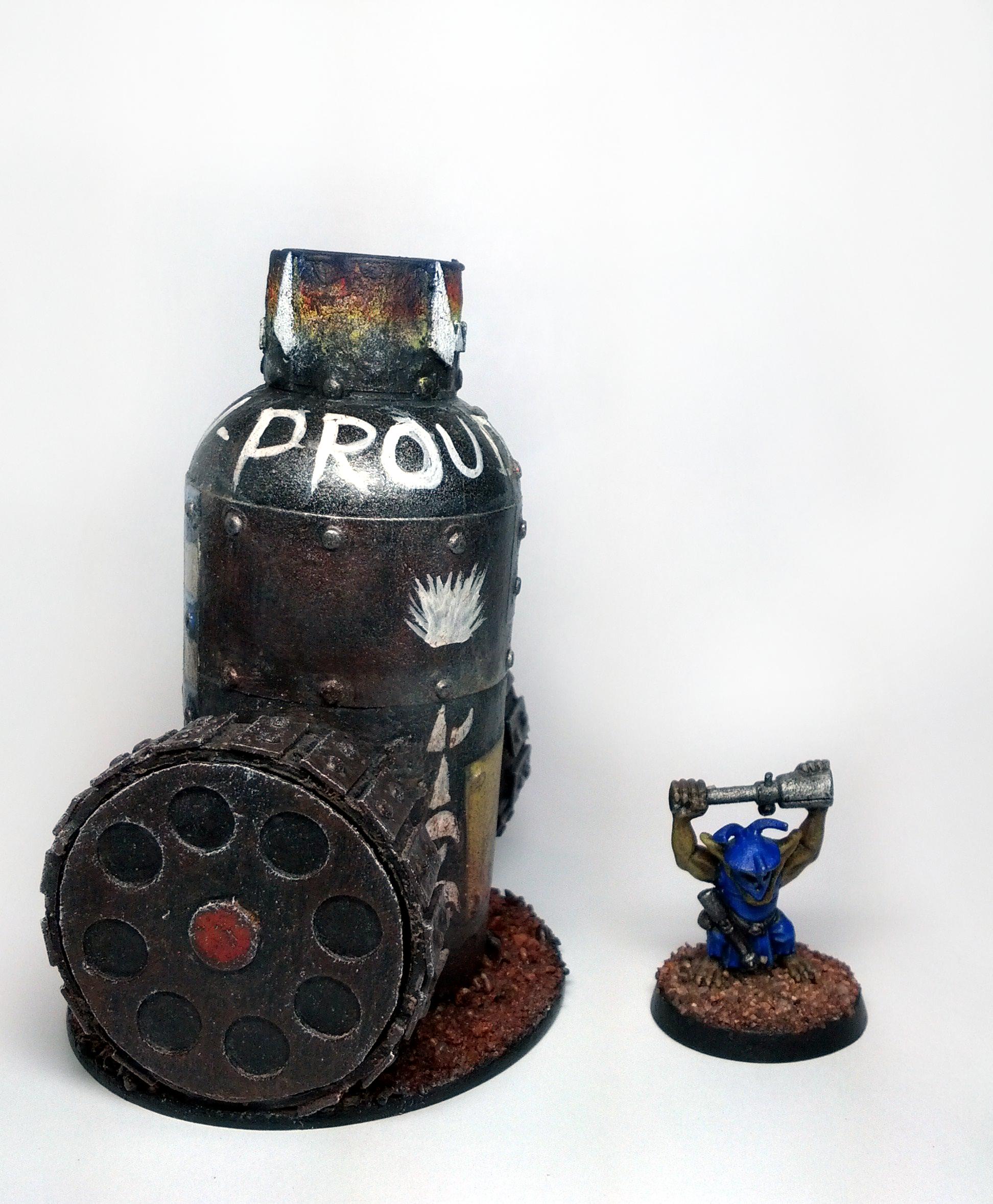 Big Gunz, Lobba, Mek Gun, Mek Gunz, Orks, Scratch Build