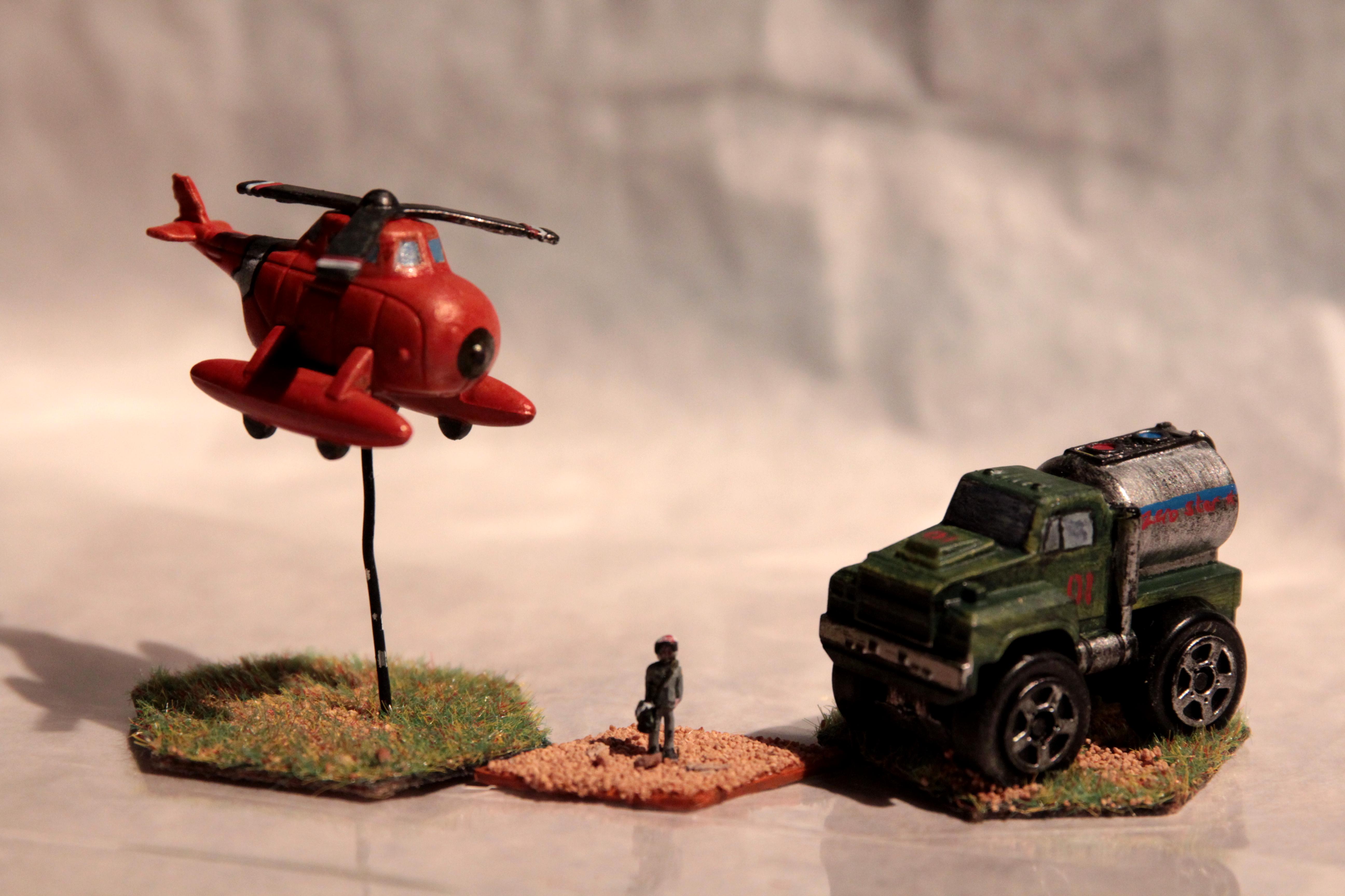 6mm, Battletech, Helicopter, Inner Sphere, Kurita, Mech, Objective Marker, Terrain, Truck