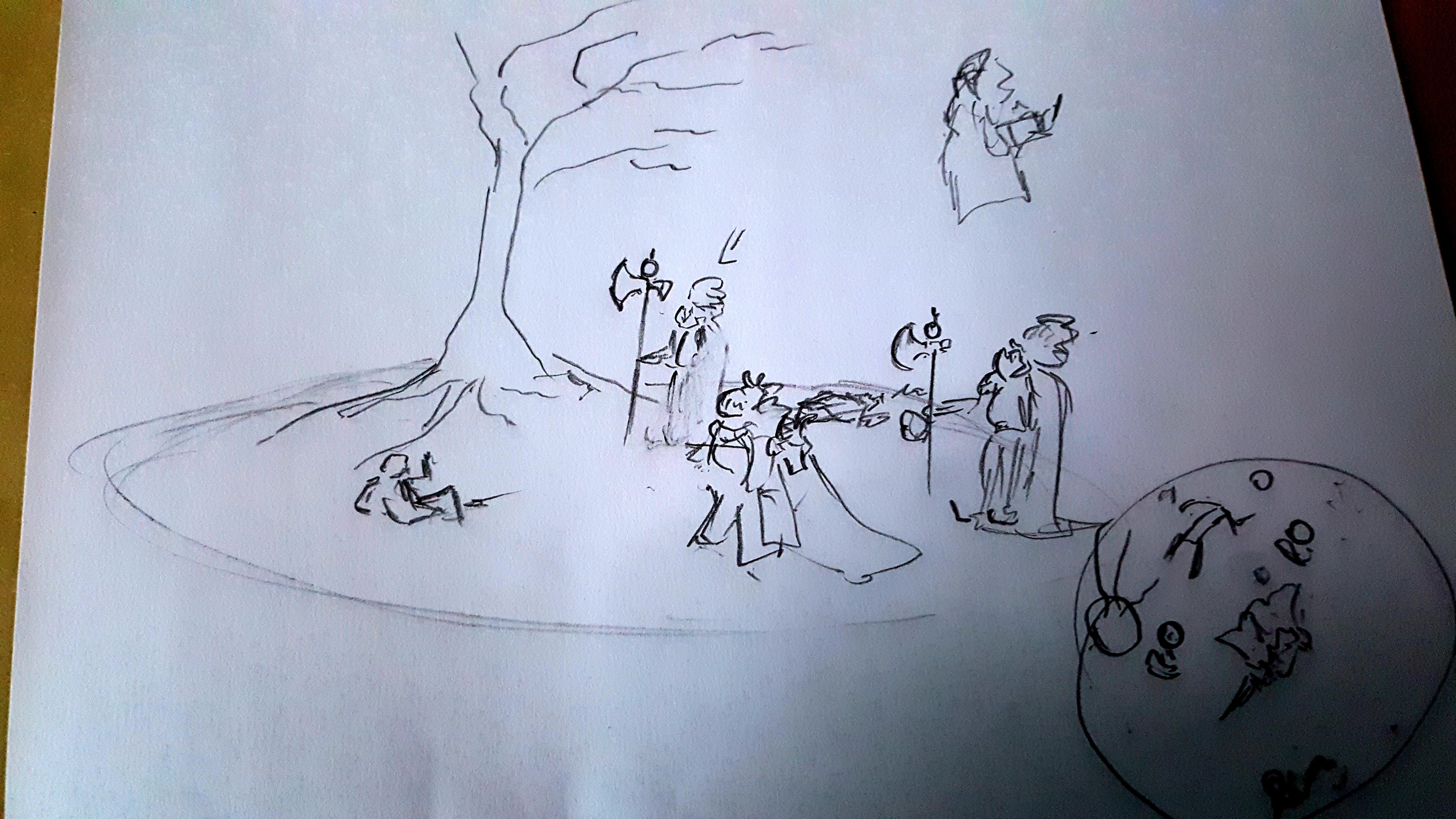 Diorama sketch 
