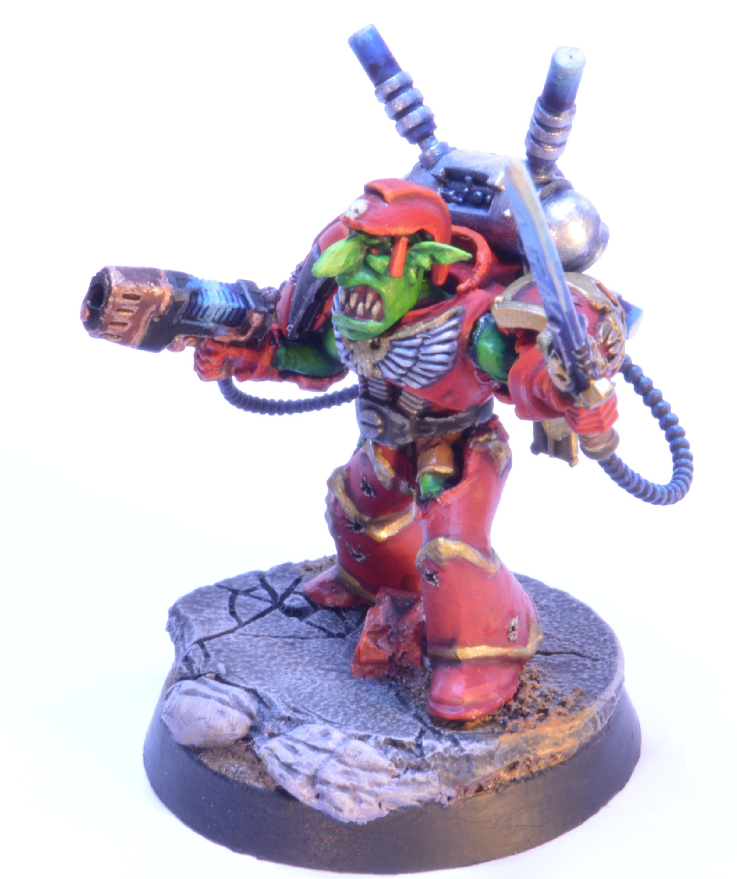 Blood Angels, Grot Marine, Grot Space Marine, Grots, Looted