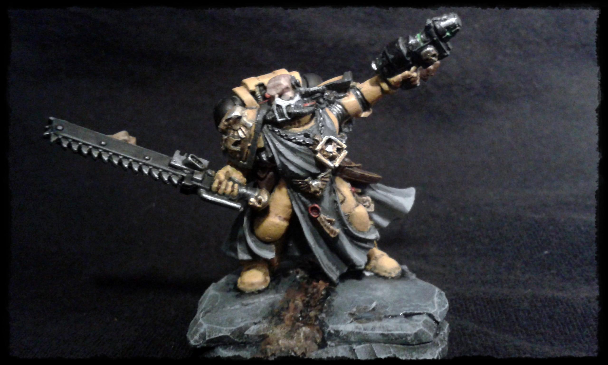 Captain, Fists, Imperial, Imperial Fists, Iron, Space Marines, Yellow