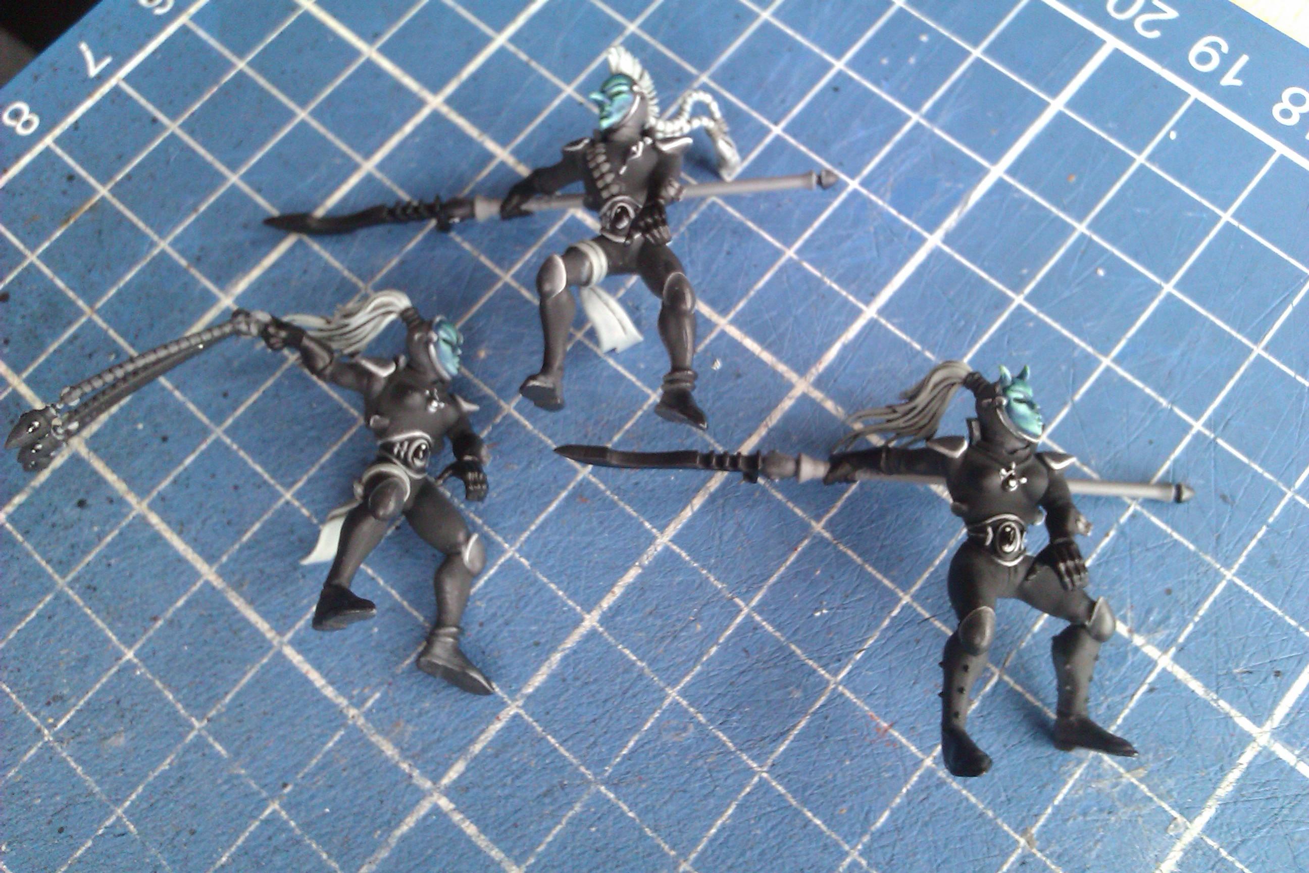 Eldar, Greyscale, Harlequins, Warhammer 40,000