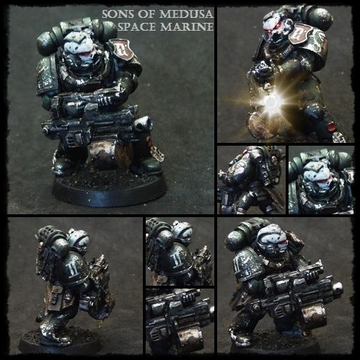 Badab, Sons Of Medusa, Space Marines, Warhammer 40,000, Weathered