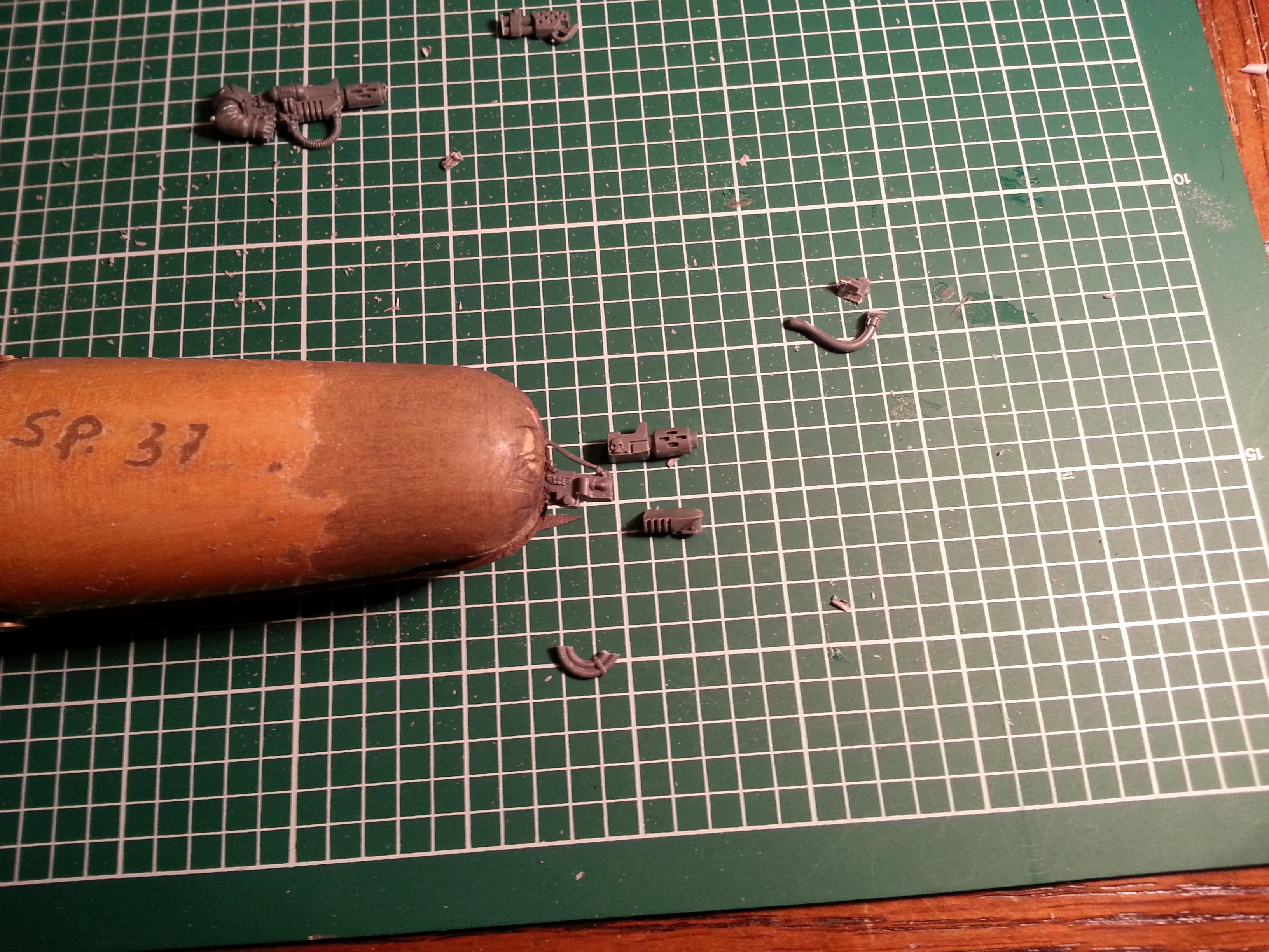 remove the hose and it's fiting and cut a knotch under the frontal part