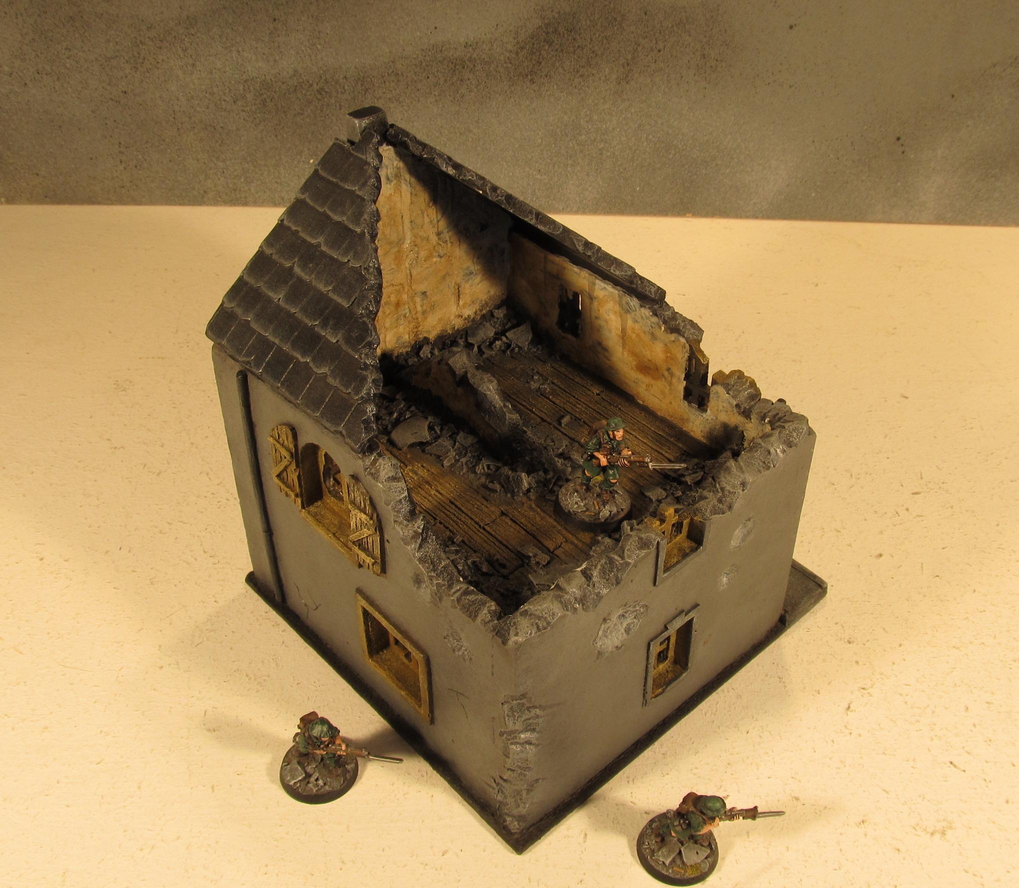 28mm, Boltaction, Buildings, Carentan, France, Terrain, World War 2