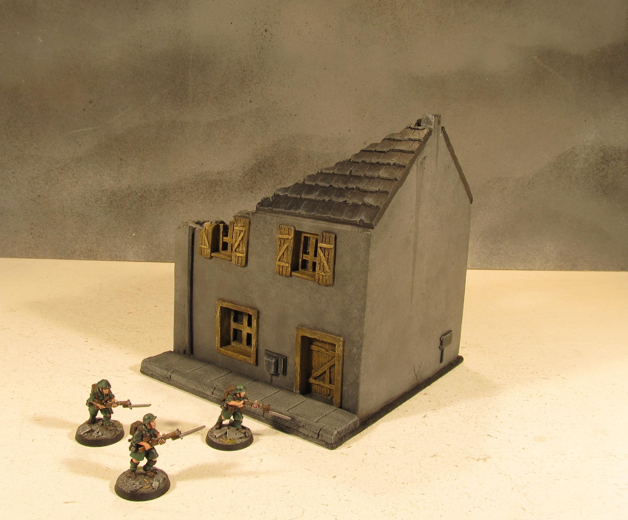 28mm, Boltaction, Buildings, Carentan, France, Terrain, World War 2