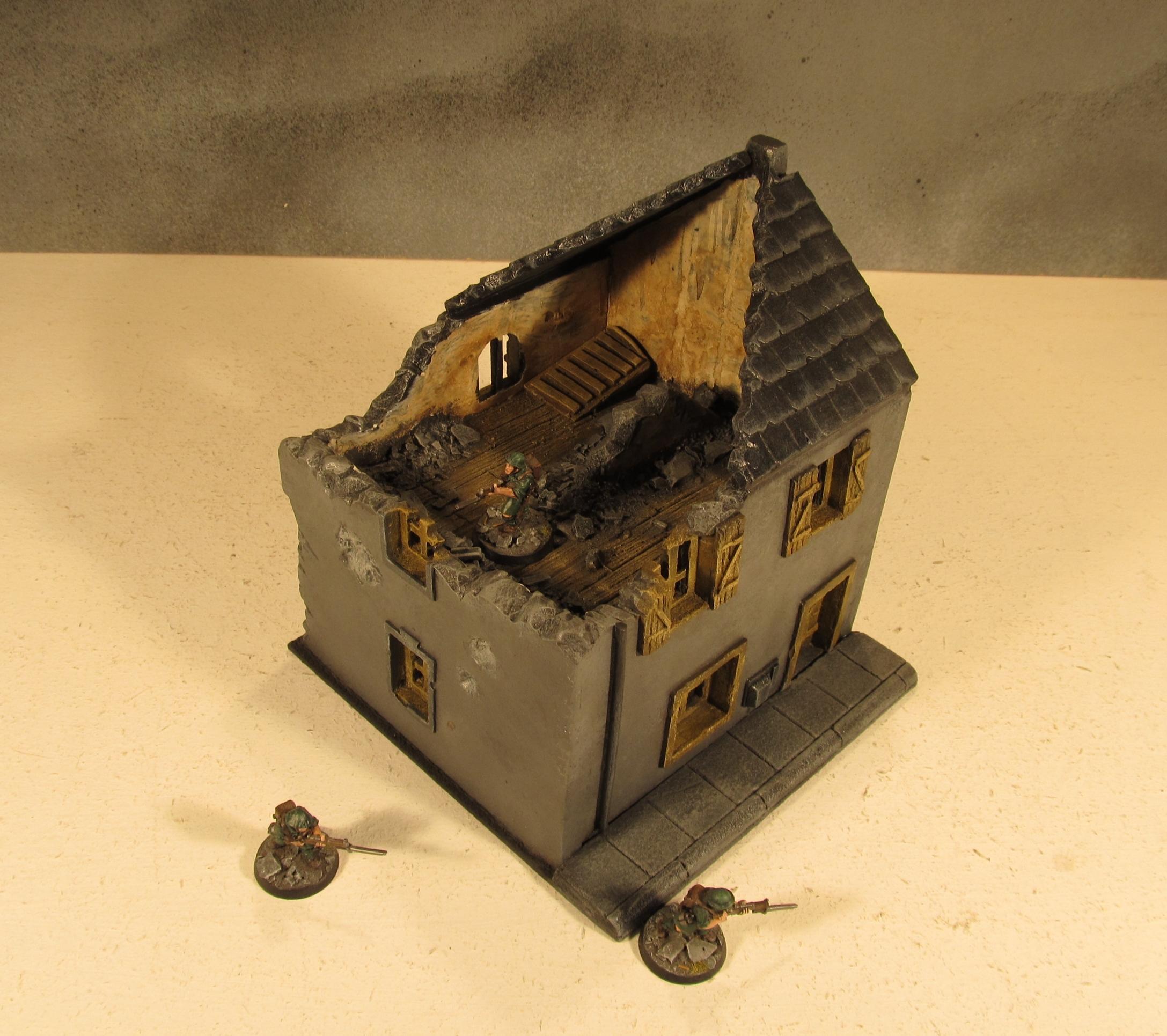 28mm, Boltaction, Buildings, Carentan, France, Terrain, World War 2