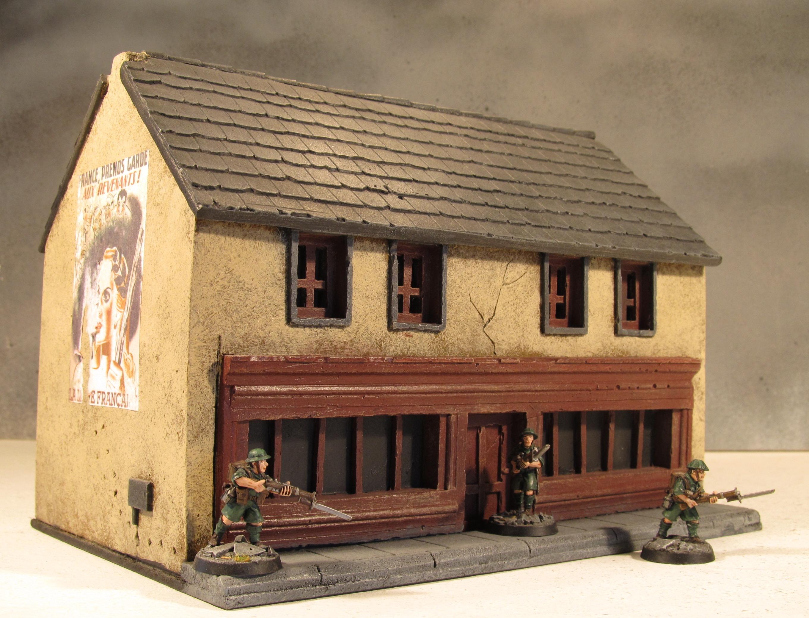 28mm, Boltaction, Buildings, Carentan, France, Terrain, World War 2