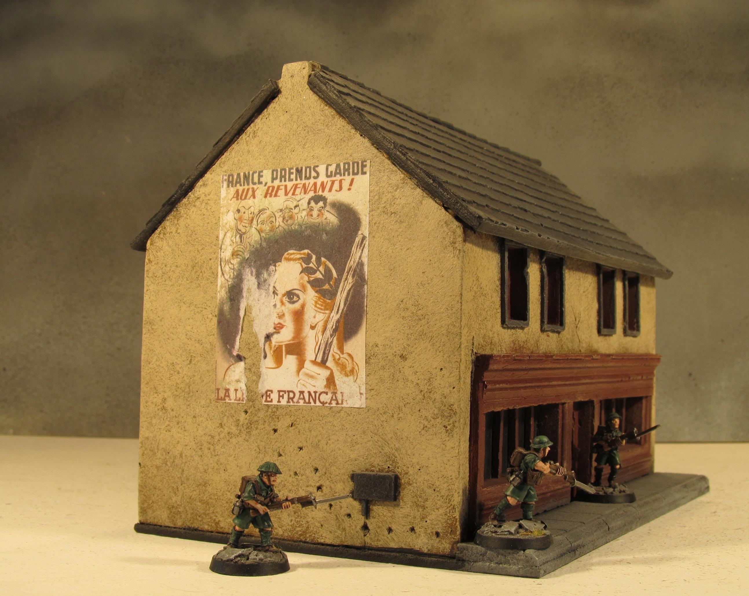 28mm, Boltaction, Buildings, Carentan, France, Terrain, World War 2