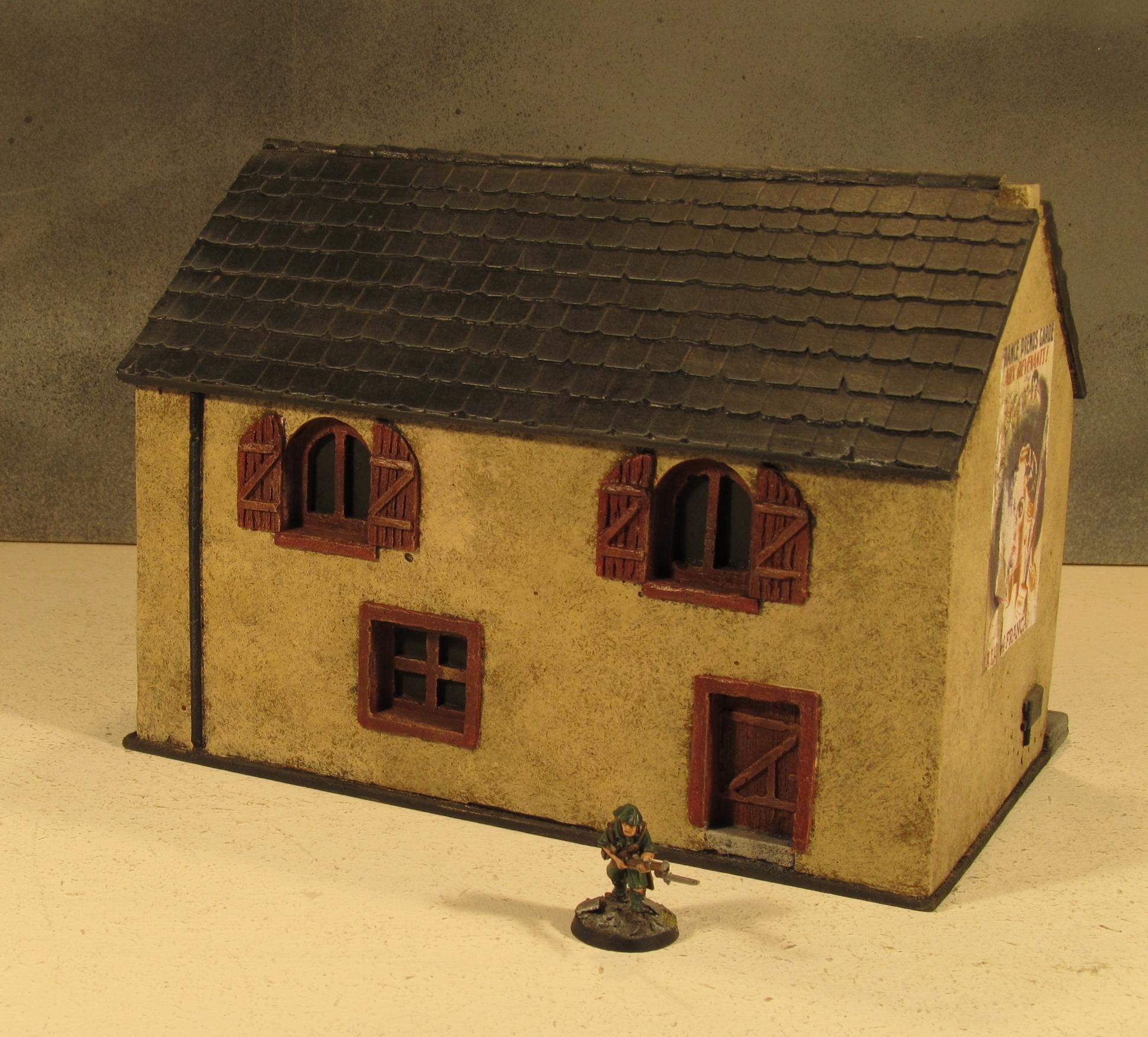 28mm, Boltaction, Buildings, Carentan, France, Terrain, World War 2