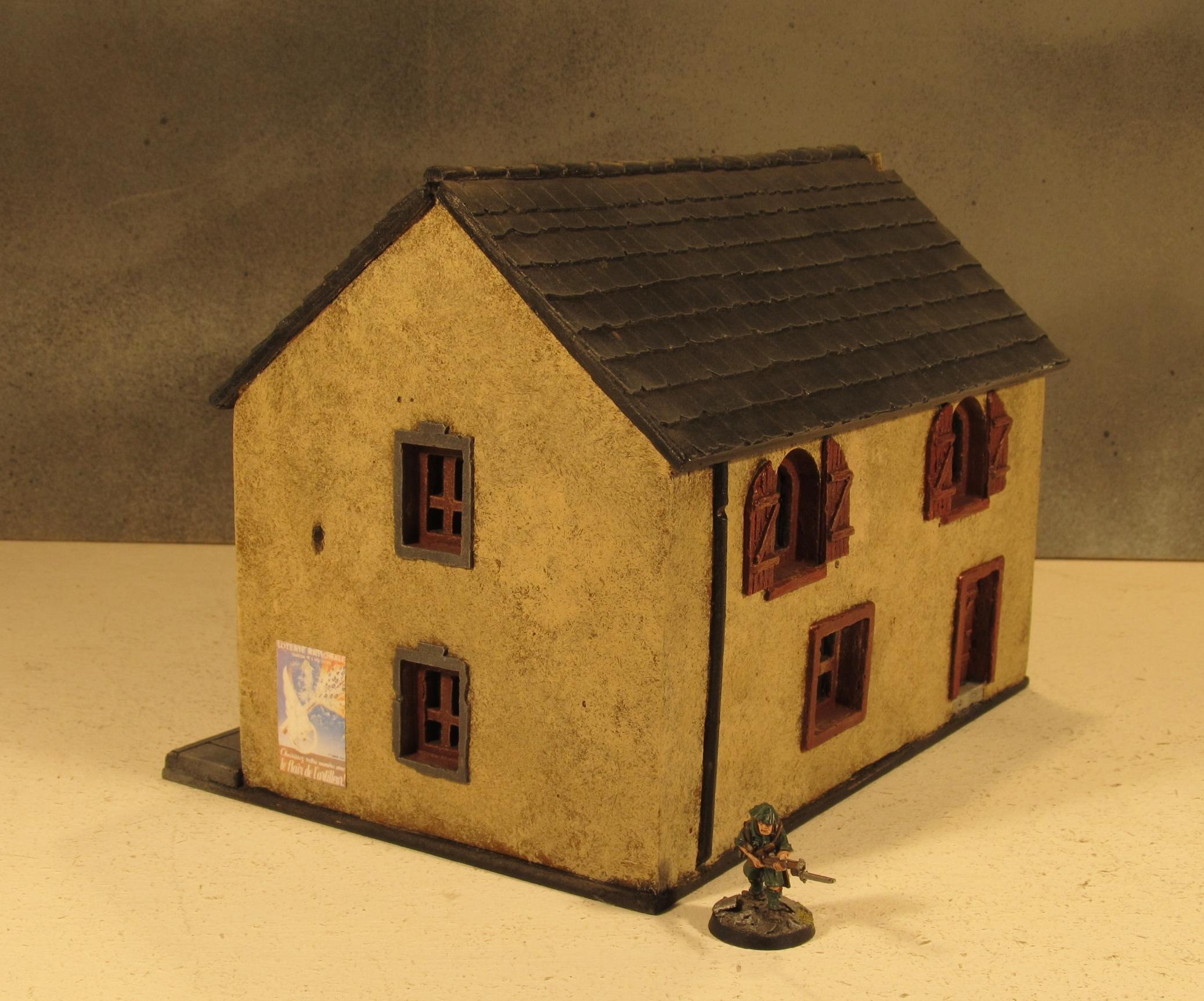 28mm, Boltaction, Buildings, Carentan, France, Terrain, World War 2
