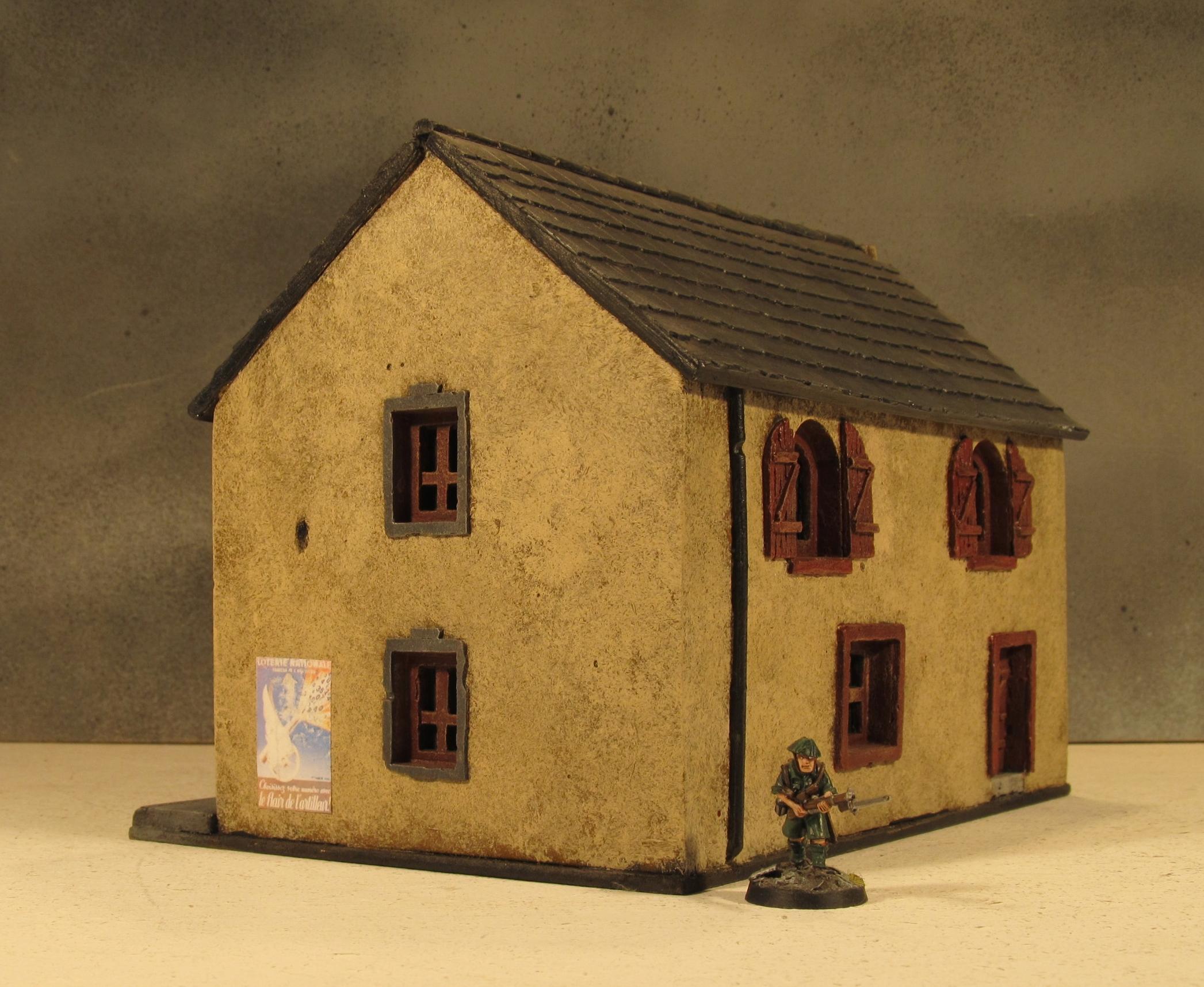 28mm, Boltaction, Buildings, Carentan, France, Terrain, World War 2