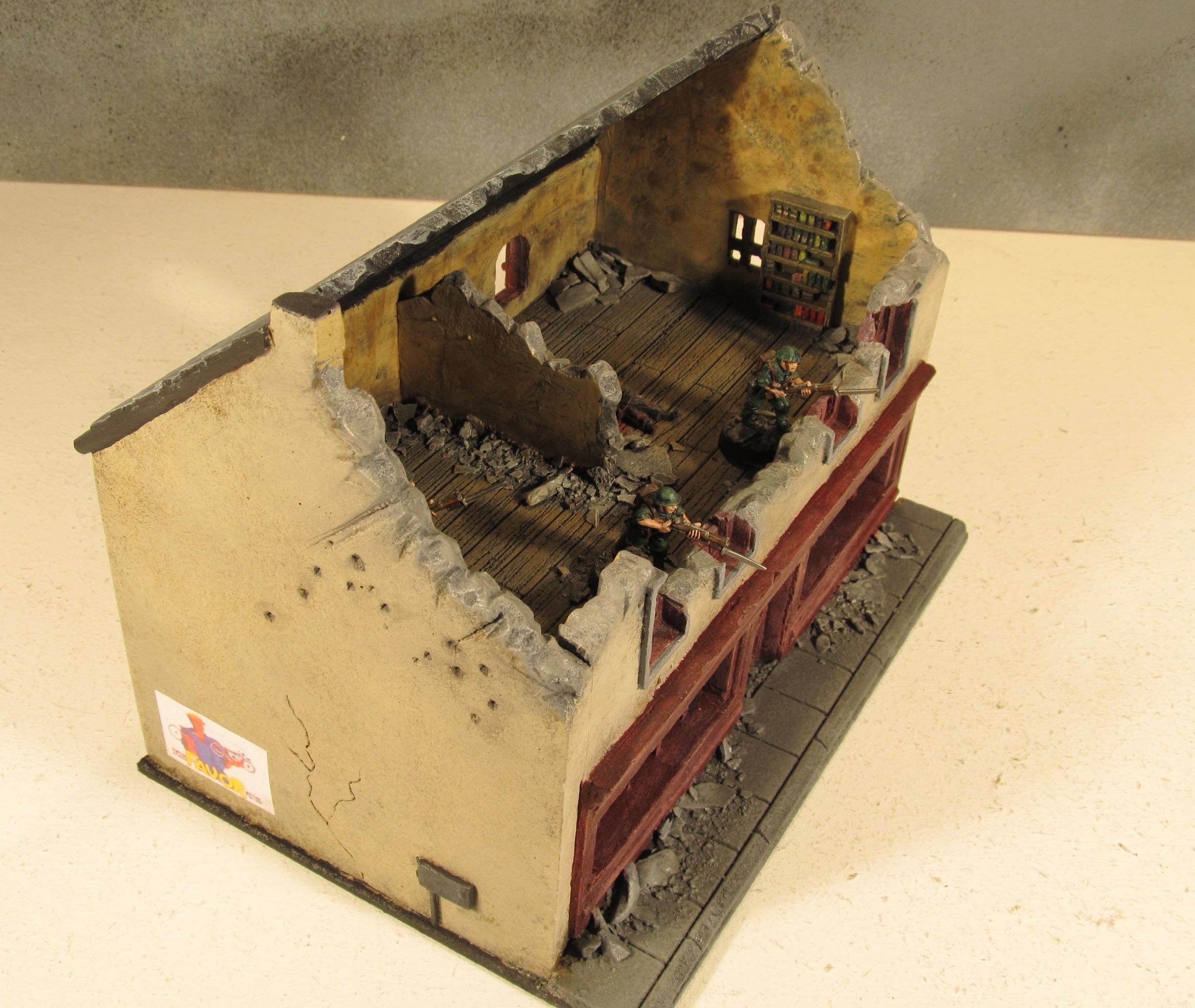 28mm, Boltaction, Buildings, Carentan, France, Terrain, World War 2