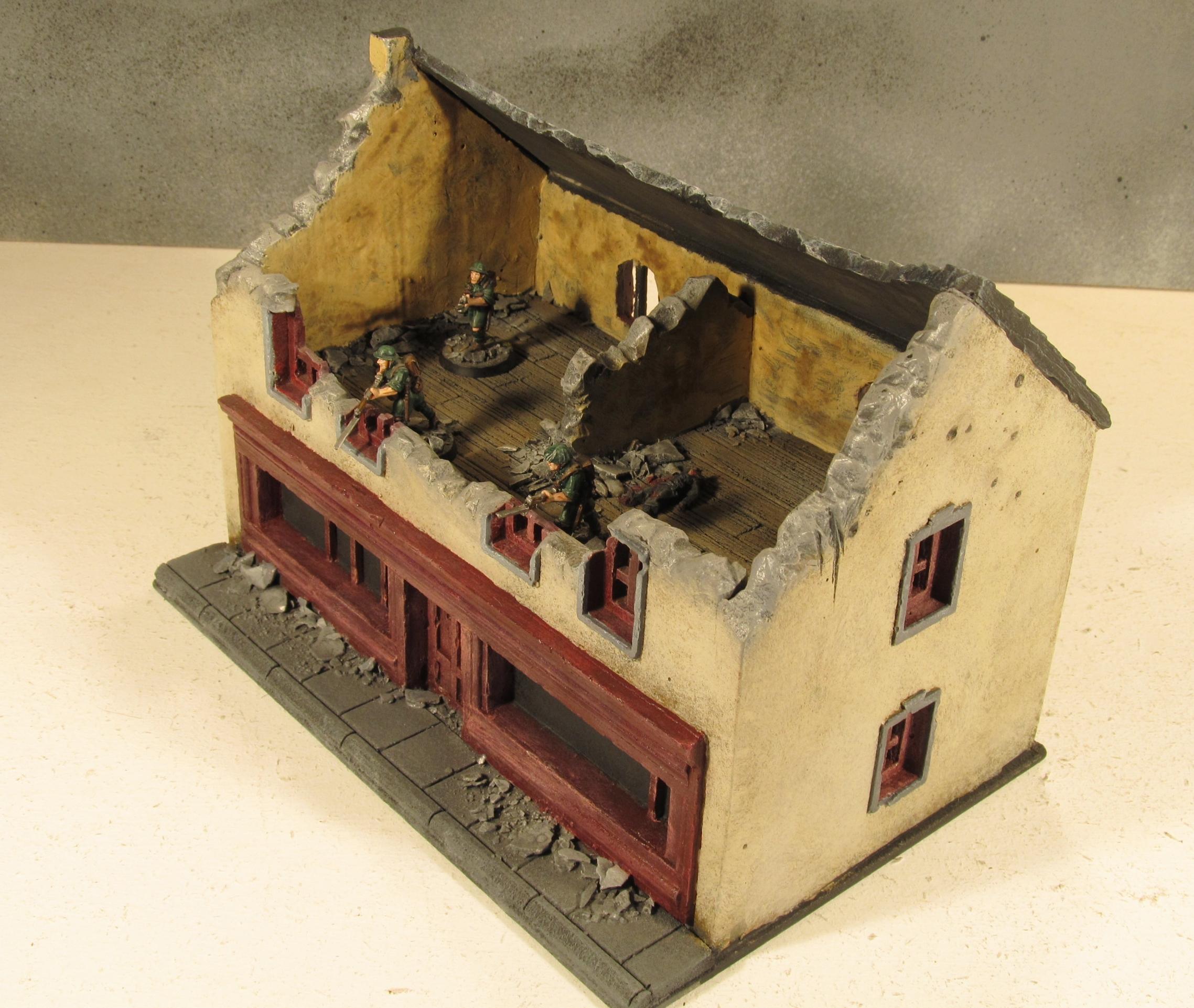 28mm, Boltaction, Buildings, Carentan, France, Terrain, World War 2