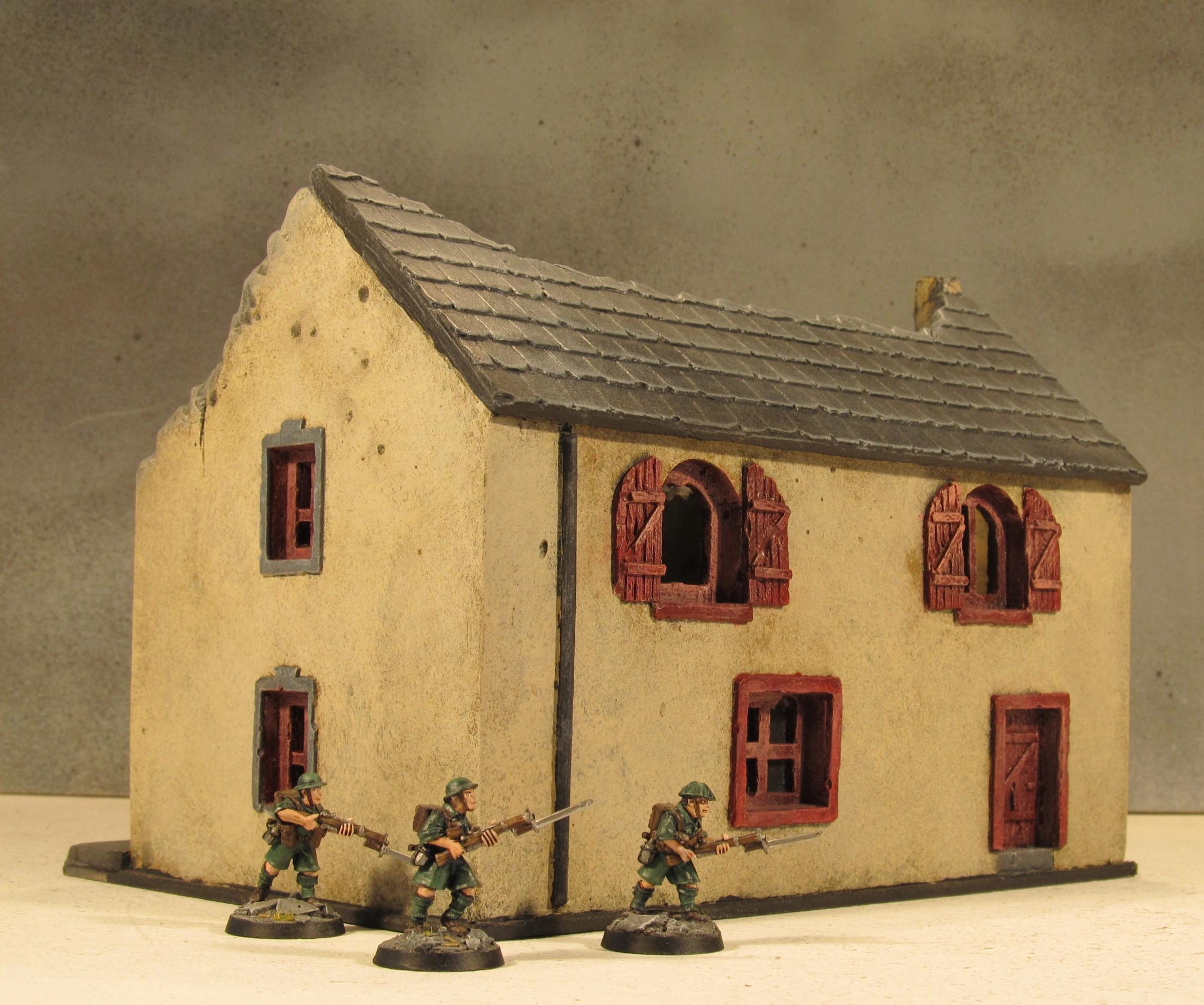 28mm, Boltaction, Buildings, Carentan, France, Terrain, World War 2