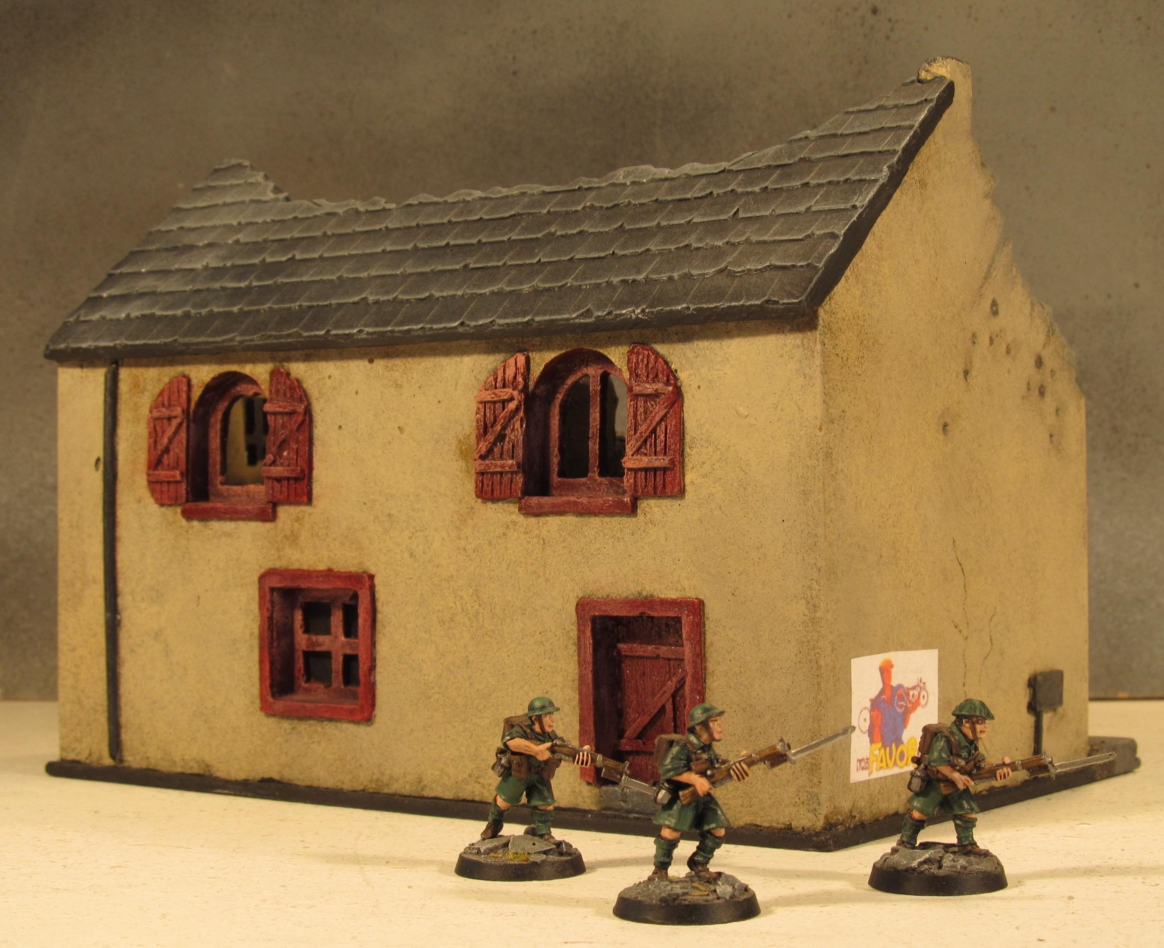 28mm, Boltaction, Buildings, Carentan, France, Terrain, World War 2