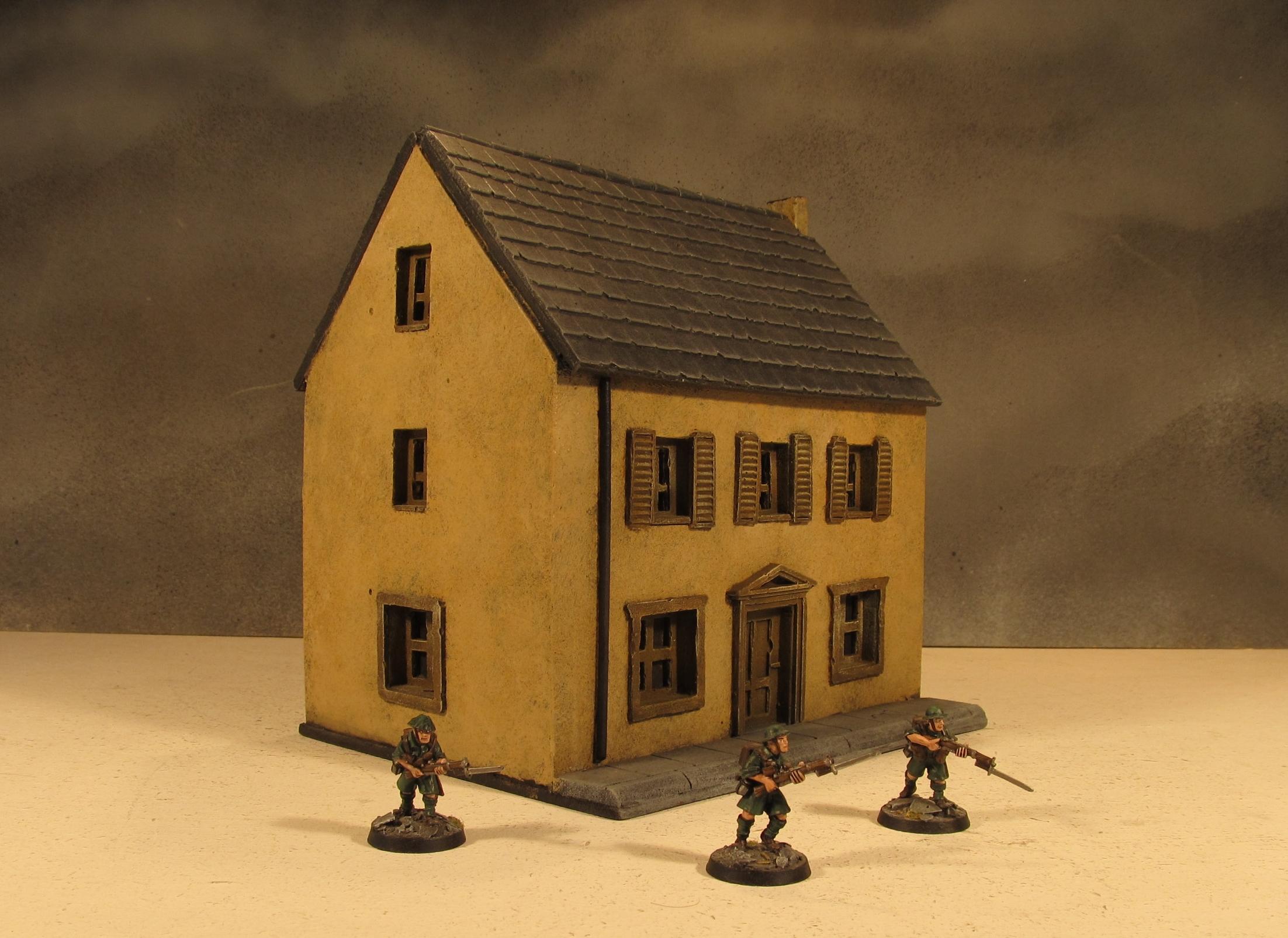 28mm, Boltaction, Buildings, Carentan, France, Terrain, World War 2