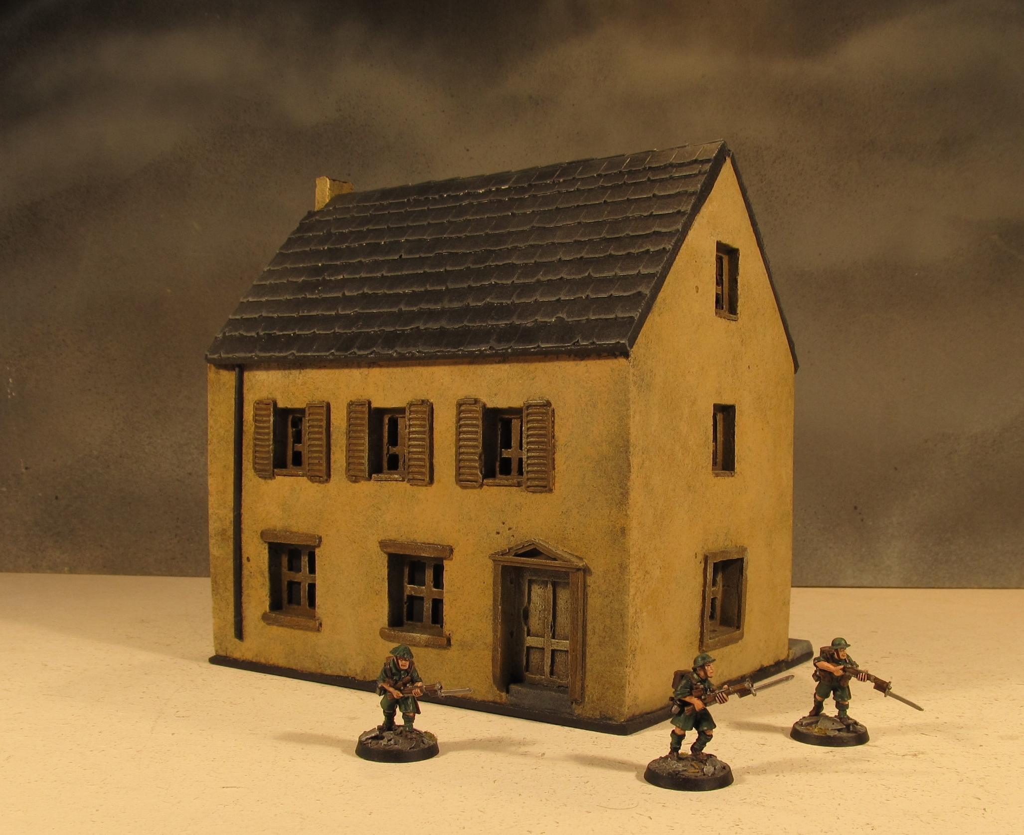 28mm, Boltaction, Buildings, Carentan, France, Terrain, World War 2