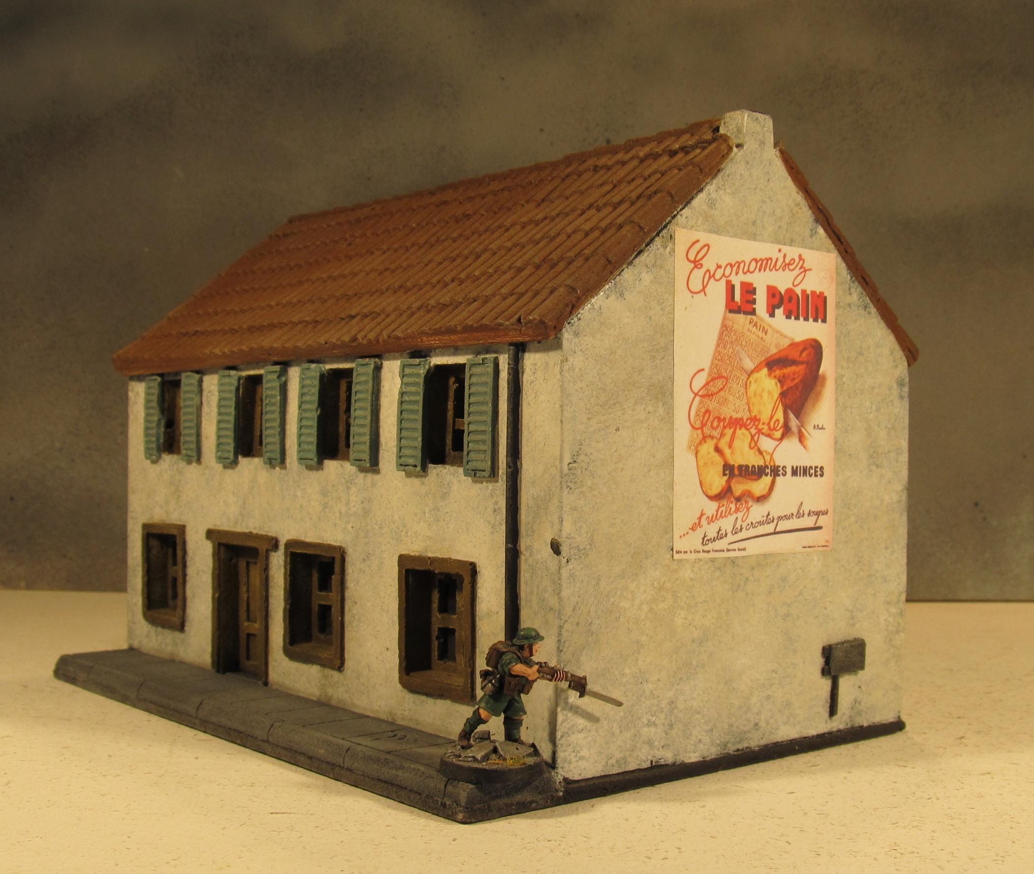 28mm, Boltaction, Buildings, Carentan, France, Terrain, World War 2
