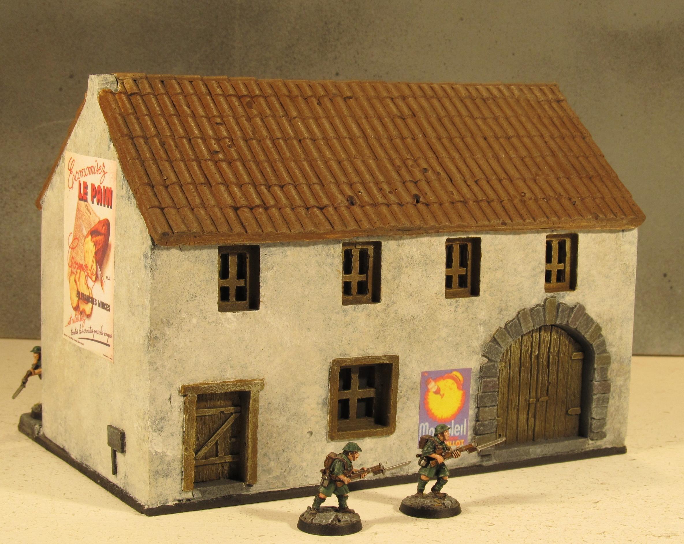 28mm, Boltaction, Buildings, Carentan, France, Terrain, World War 2