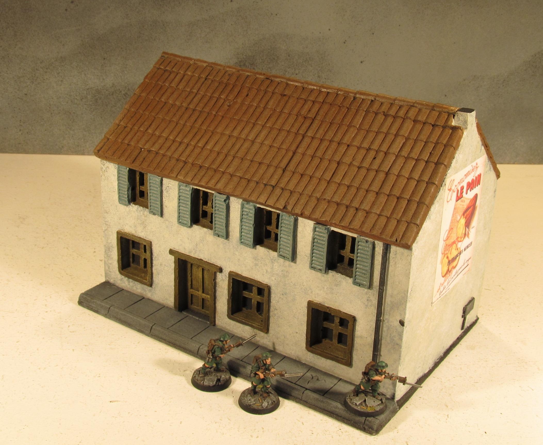 28mm, Boltaction, Buildings, Carentan, France, Terrain, World War 2