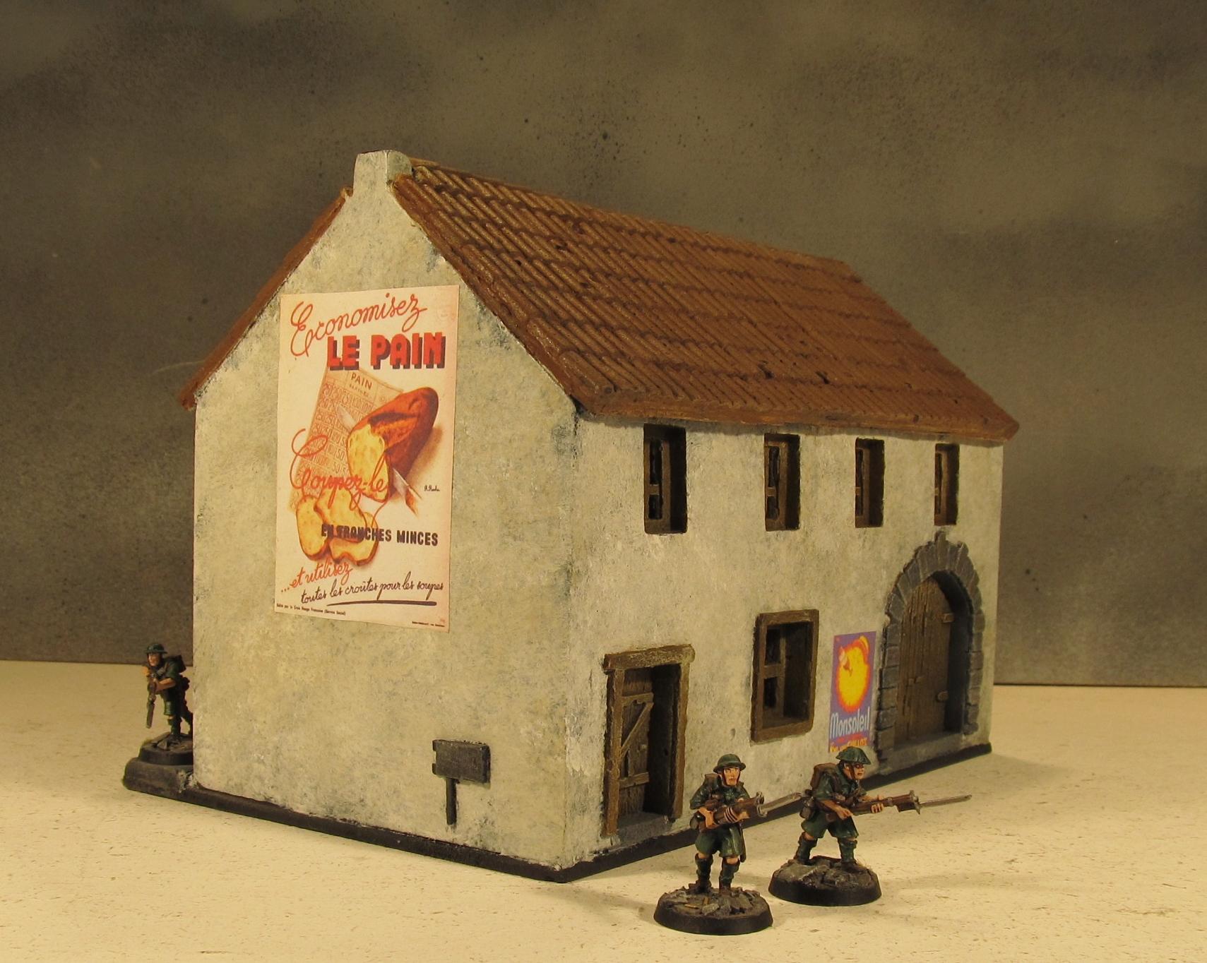 28mm, Boltaction, Buildings, Carentan, France, Terrain, World War 2