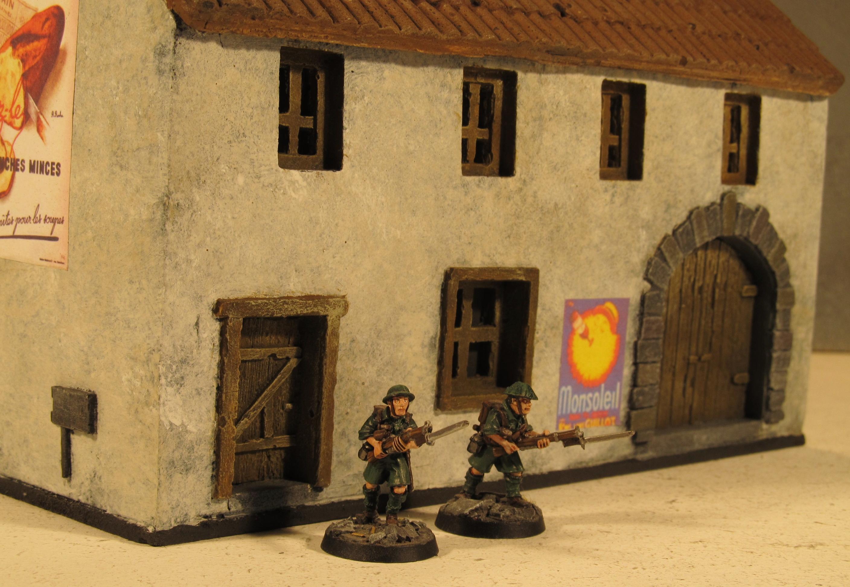 28mm, Boltaction, Buildings, Carentan, France, Terrain, World War 2