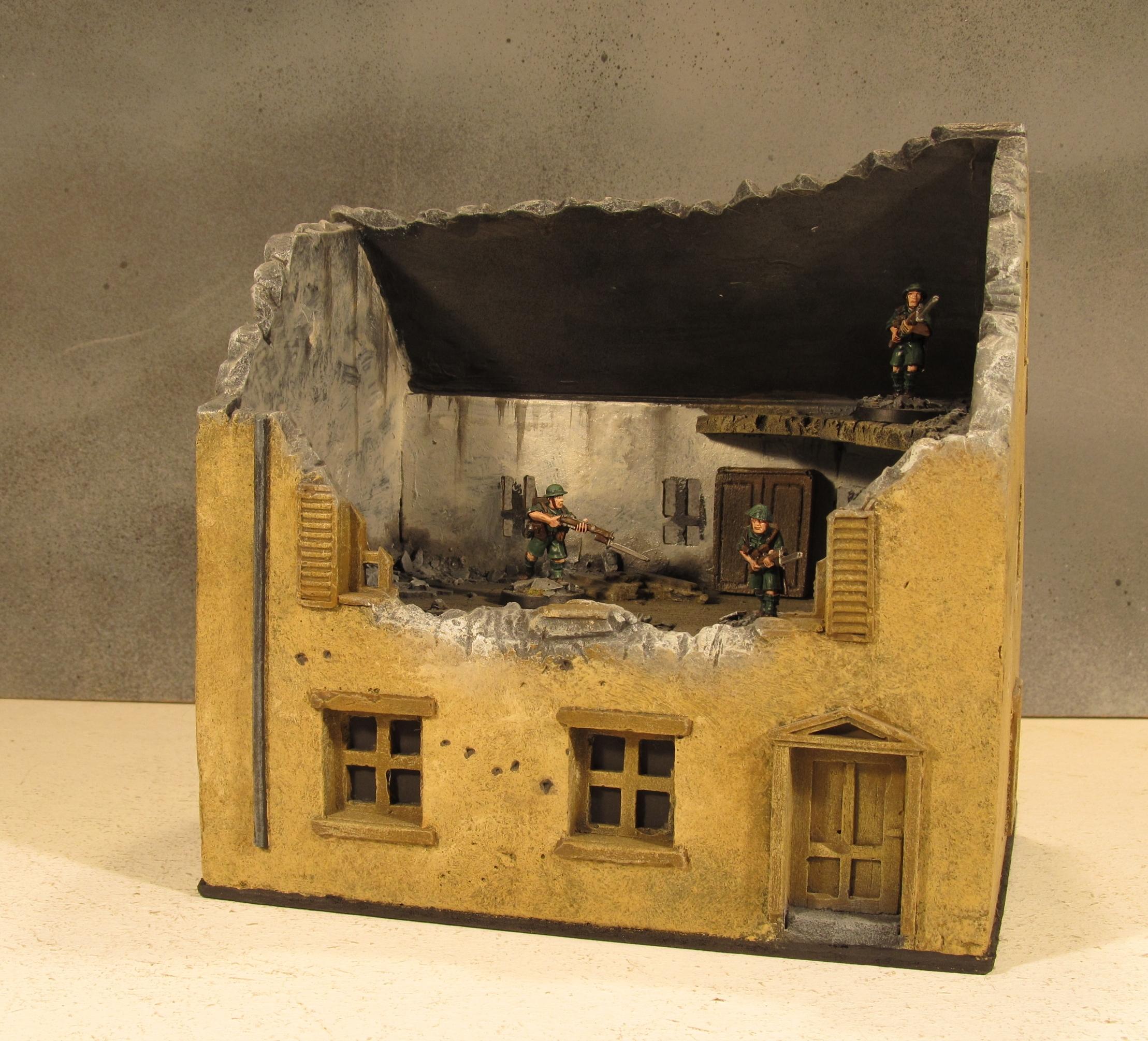 28mm, Boltaction, Buildings, Carentan, France, Terrain, World War 2