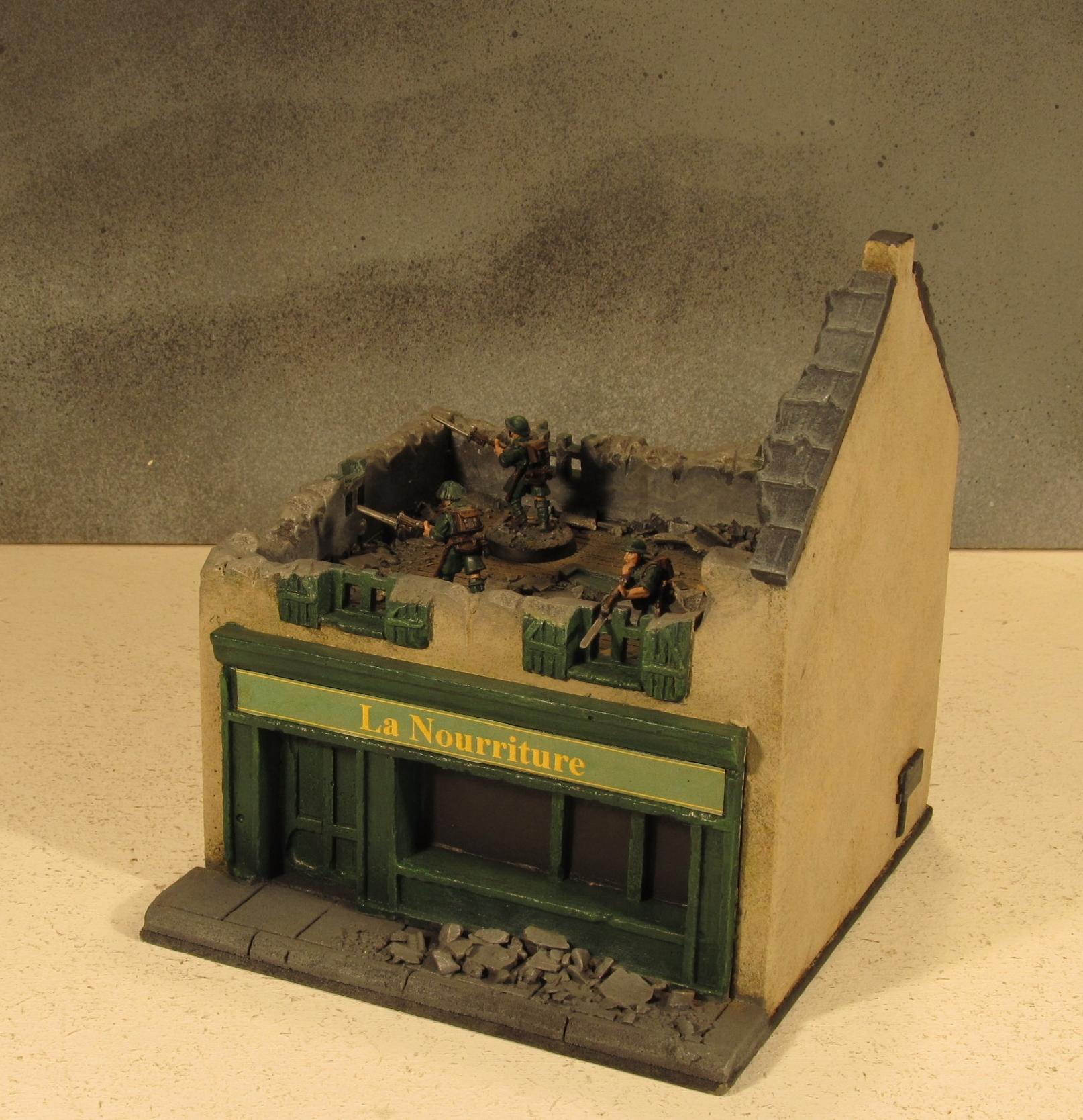 28mm, Boltaction, Buildings, Carentan, France, Terrain, World War 2