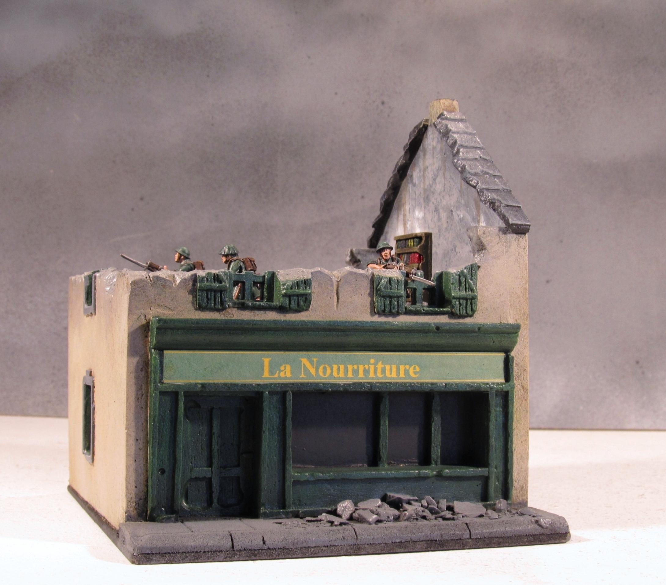 28mm, Boltaction, Buildings, Carentan, France, Terrain, World War 2