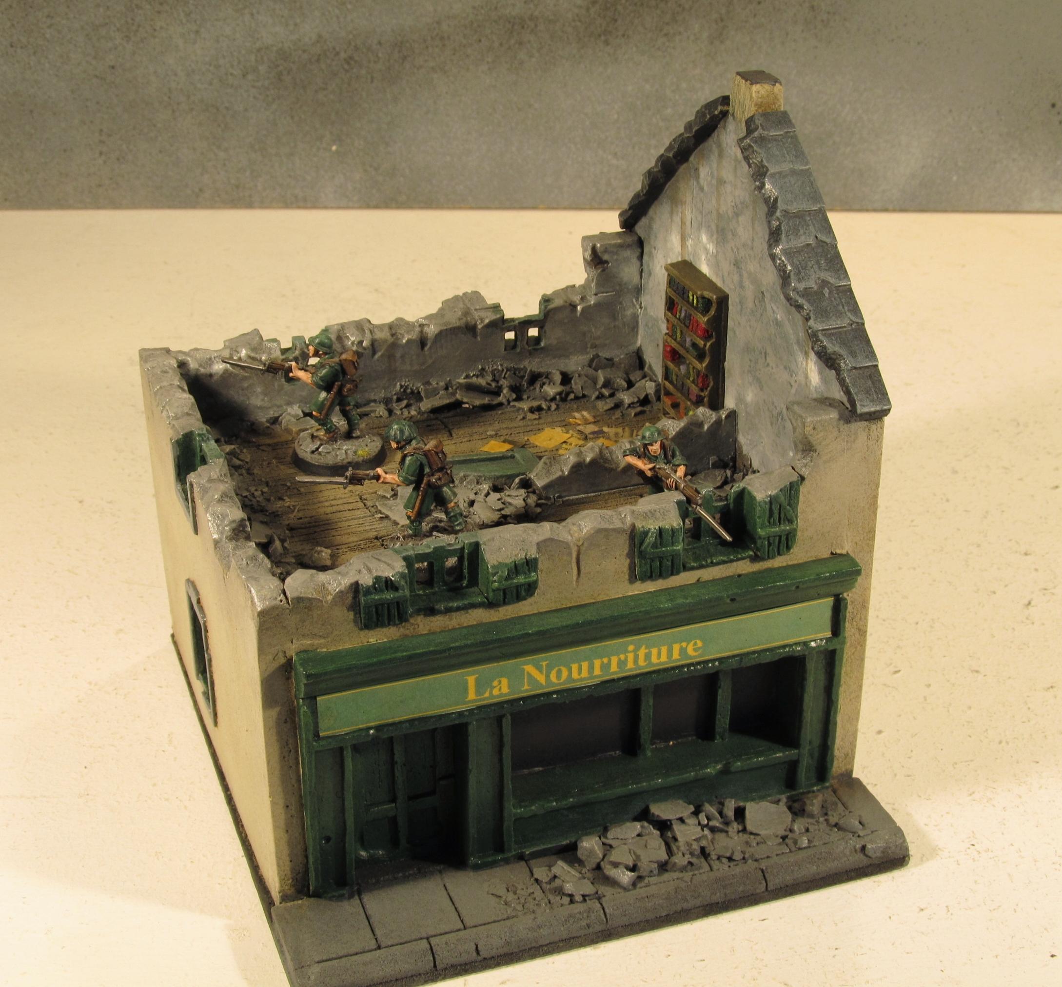 28mm, Boltaction, Buildings, Carentan, France, Terrain, World War 2