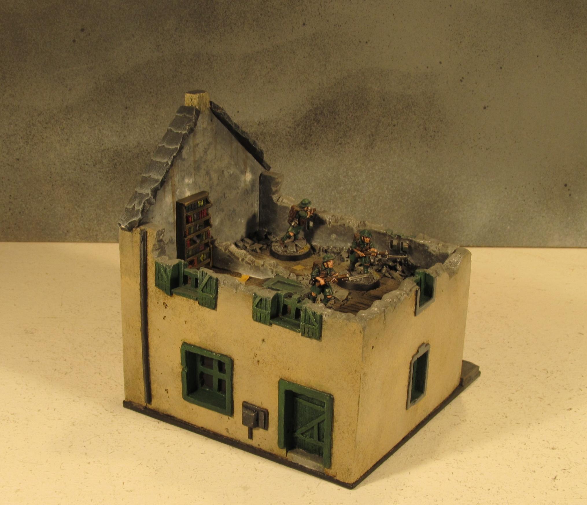 28mm, Boltaction, Buildings, Carentan, France, Terrain, World War 2