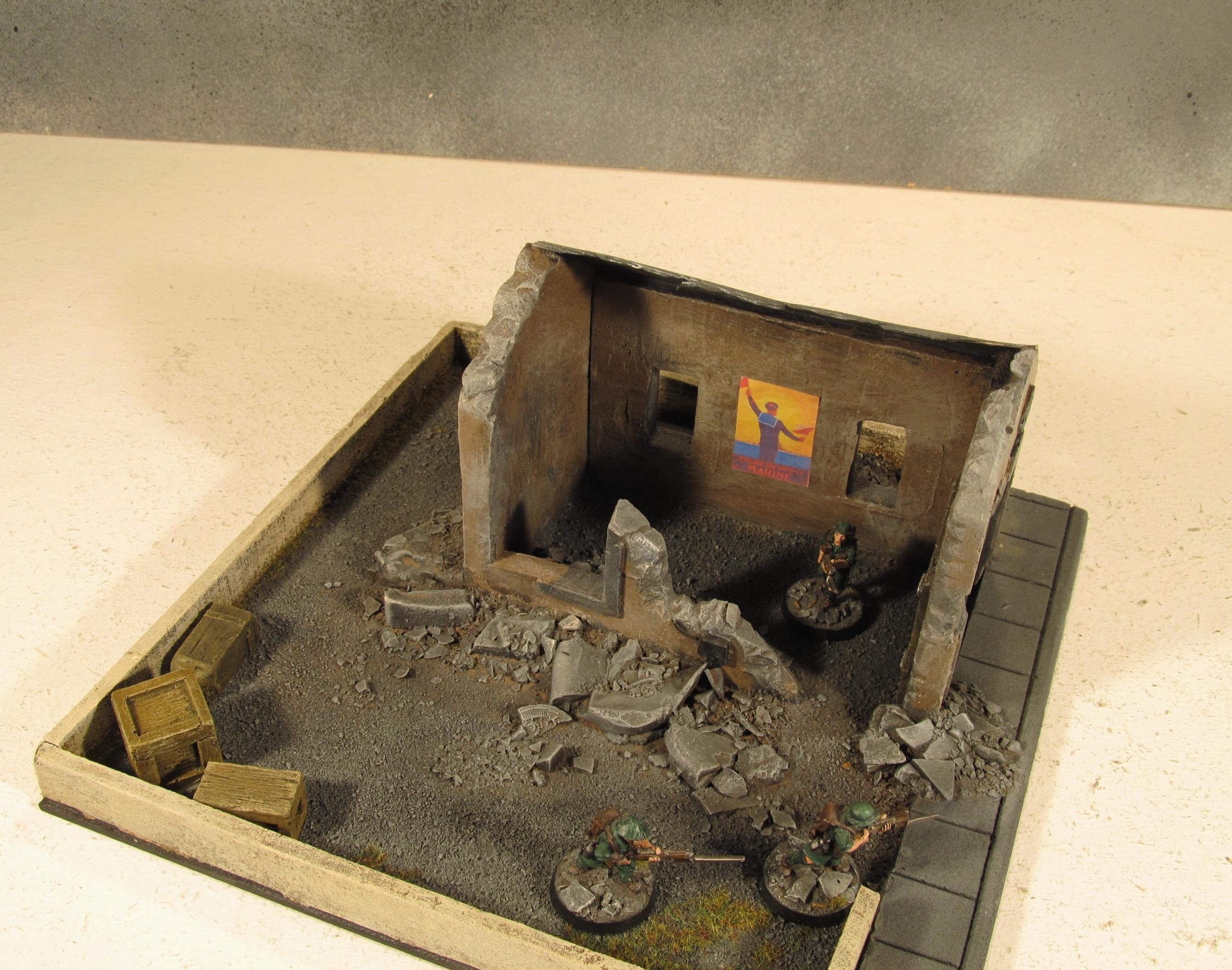 28mm, Boltaction, Buildings, Carentan, France, Terrain, World War 2