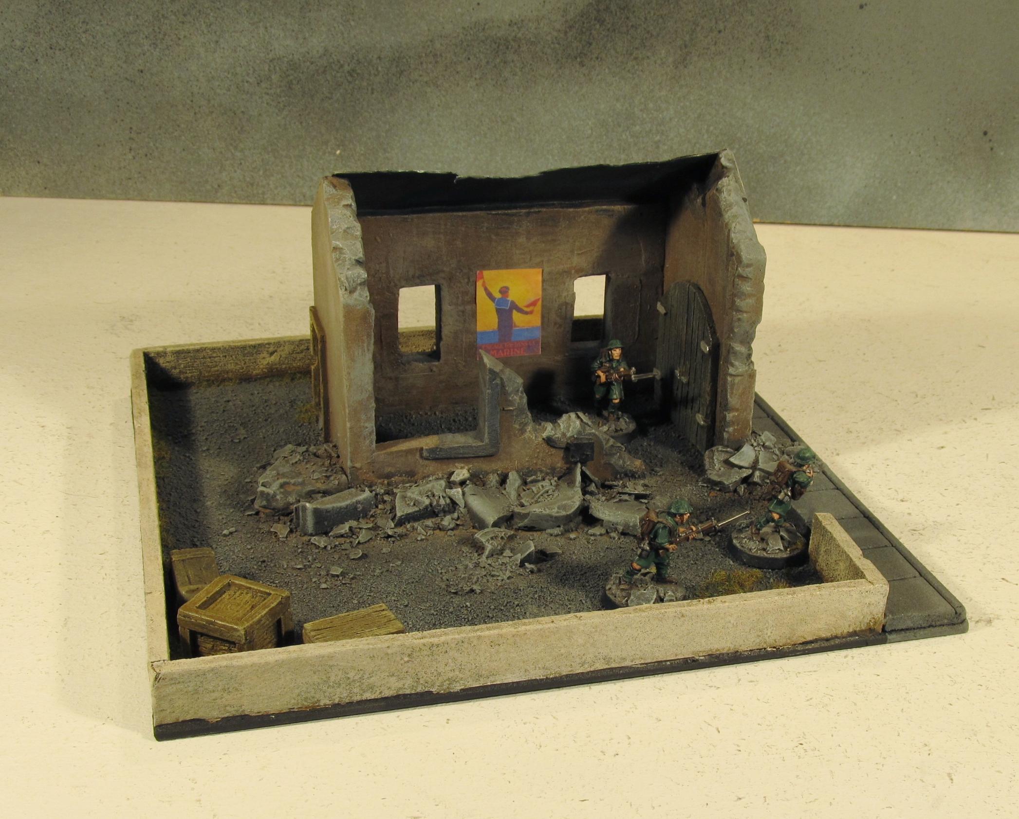 28mm, Boltaction, Buildings, Carentan, France, Terrain, World War 2