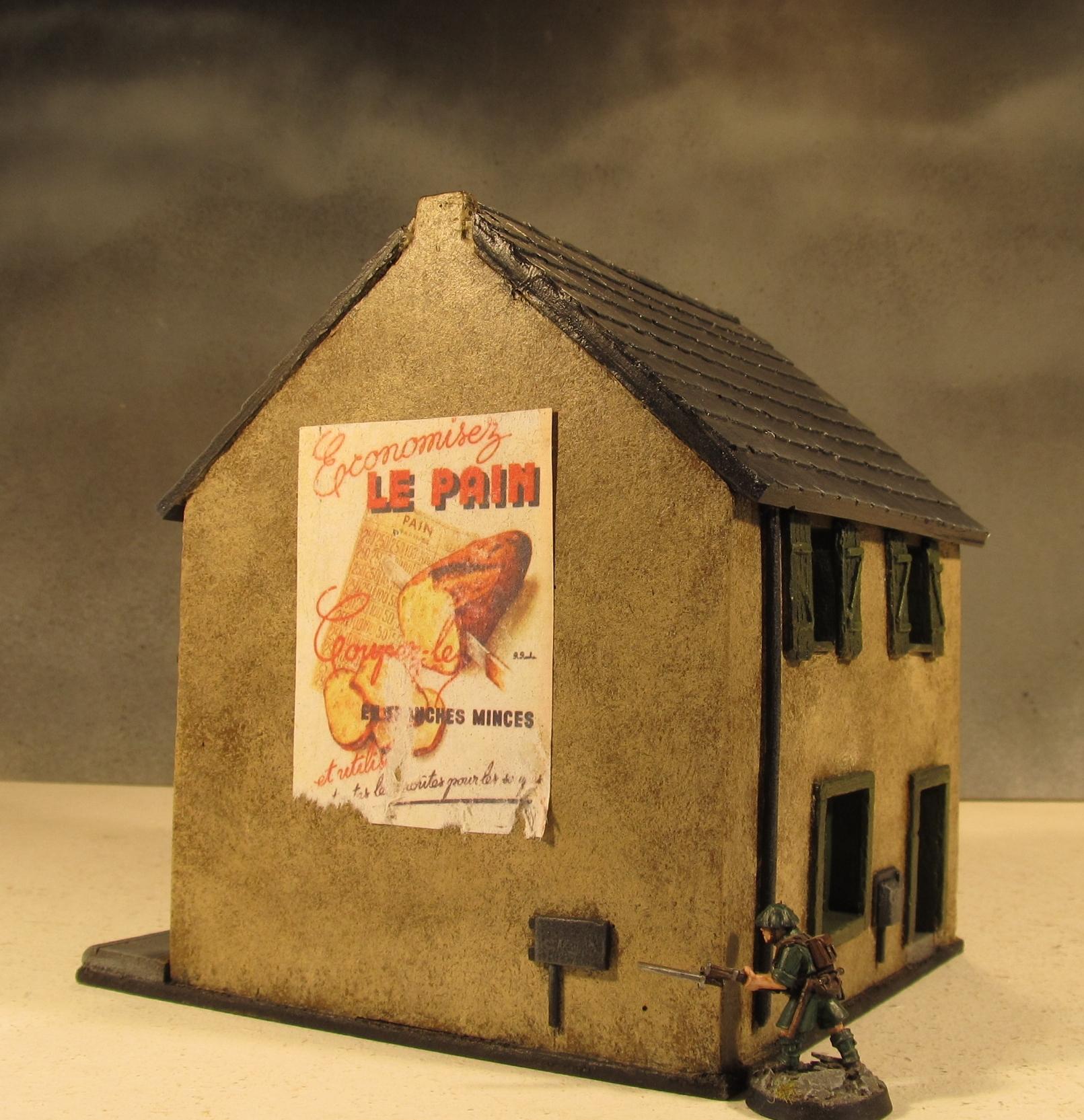 28mm, Boltaction, Buildings, Carentan, France, Terrain, World War 2