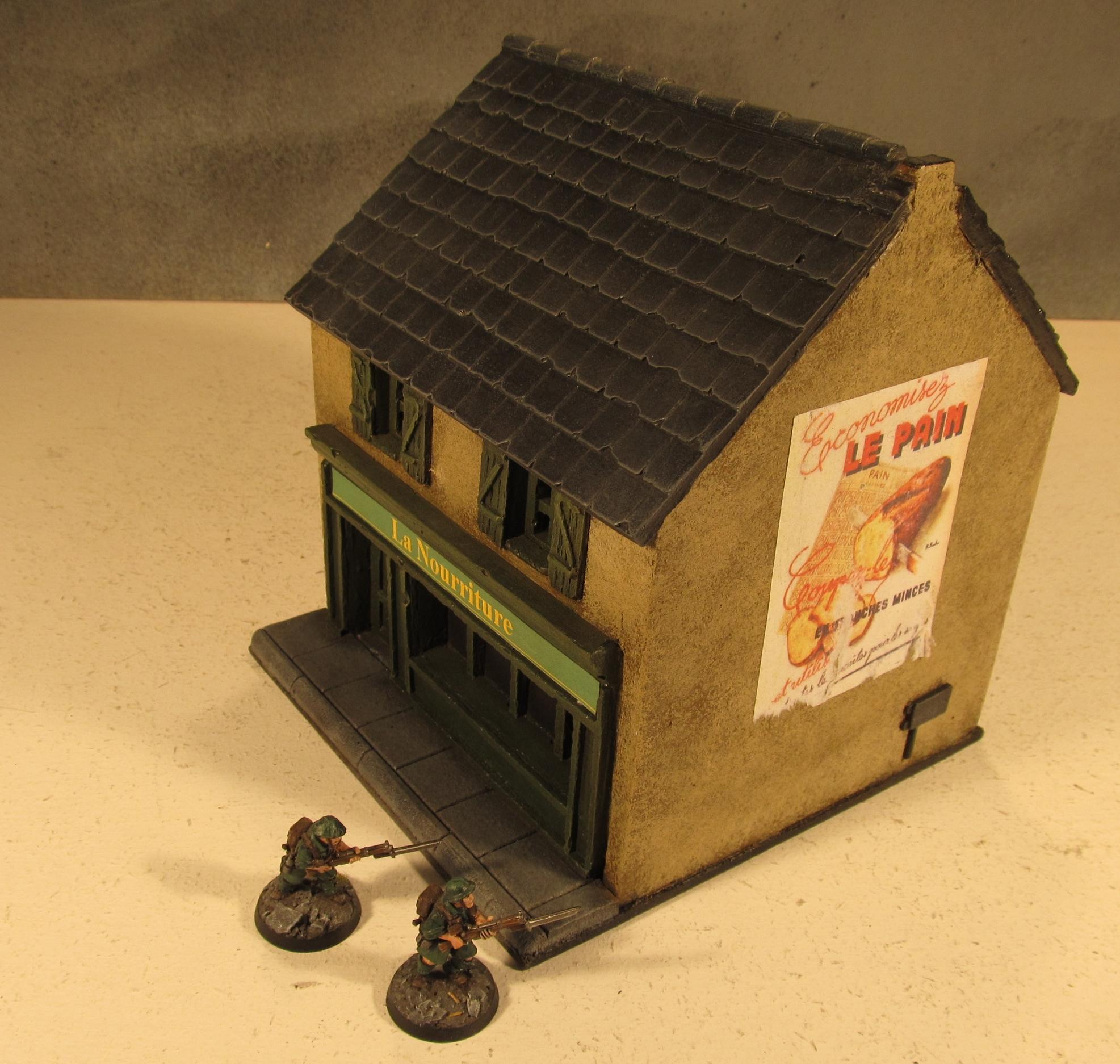 28mm, Boltaction, Buildings, Carentan, France, Terrain, World War 2