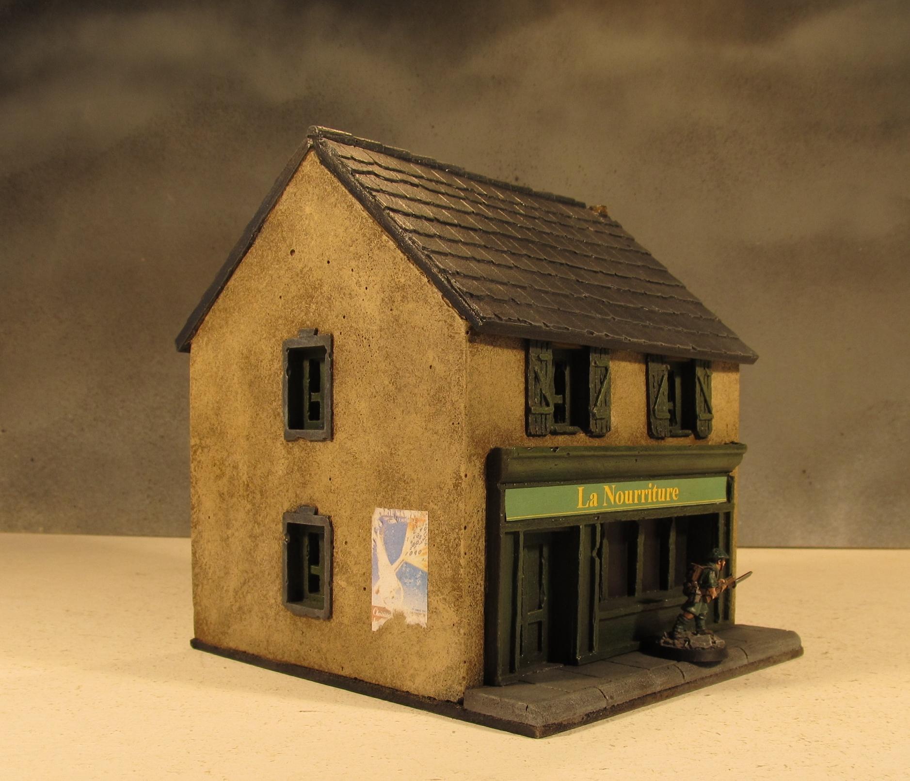 28mm, Boltaction, Buildings, Carentan, France, Terrain, World War 2