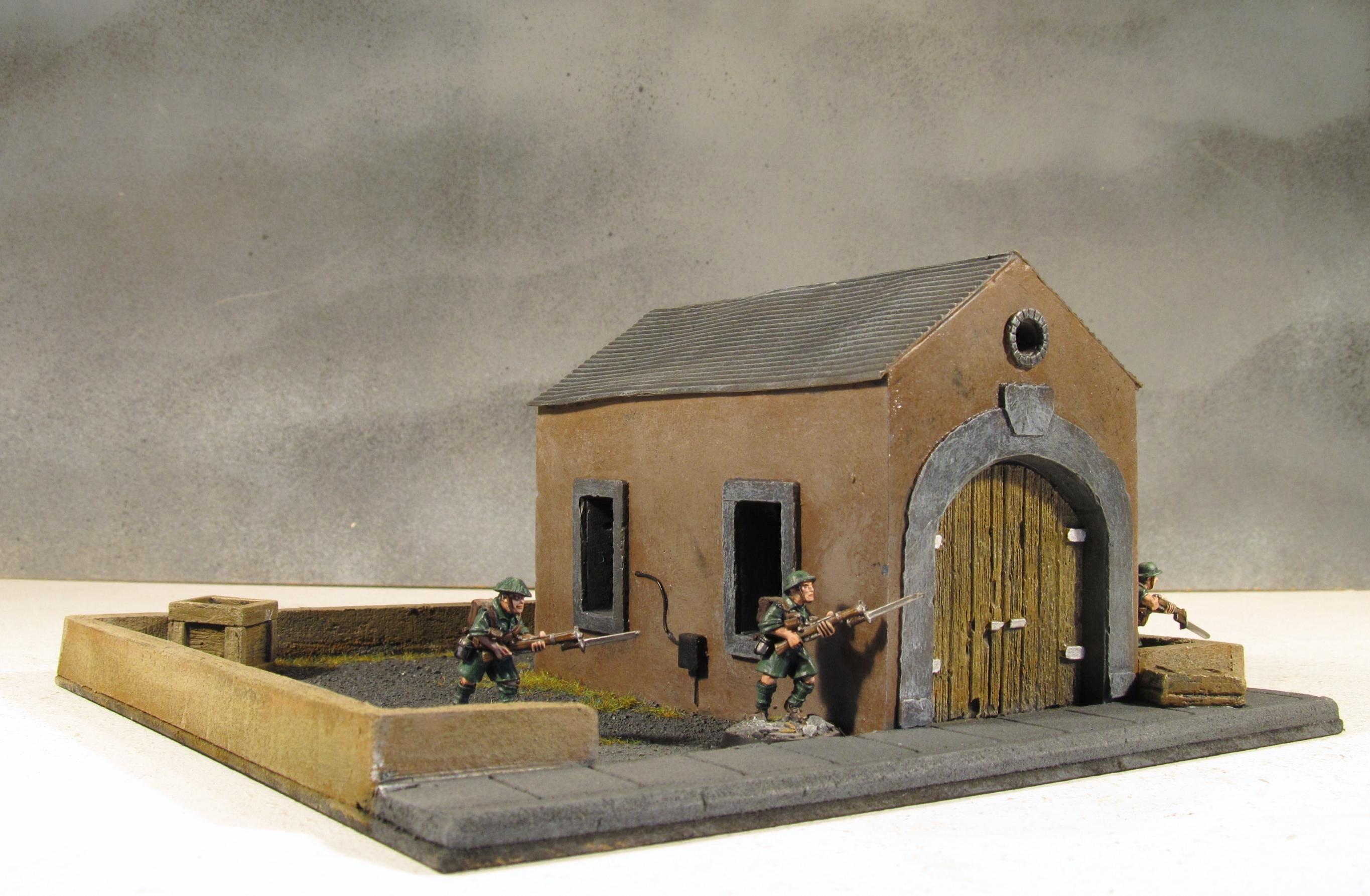 28mm, Boltaction, Buildings, Carentan, France, Terrain, World War 2
