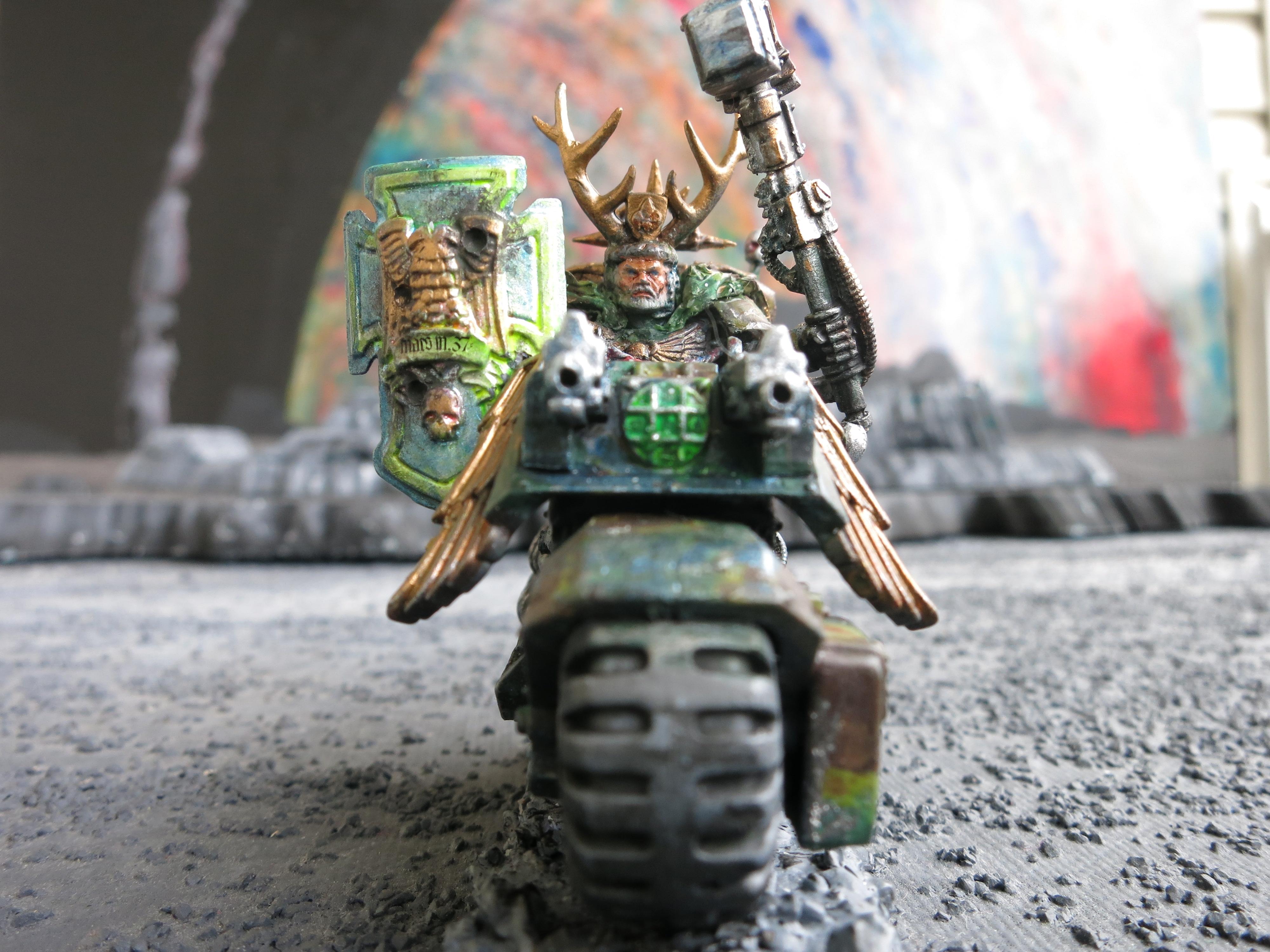 Bike, Chapter Master, Shield Etermal, Thunderhammer