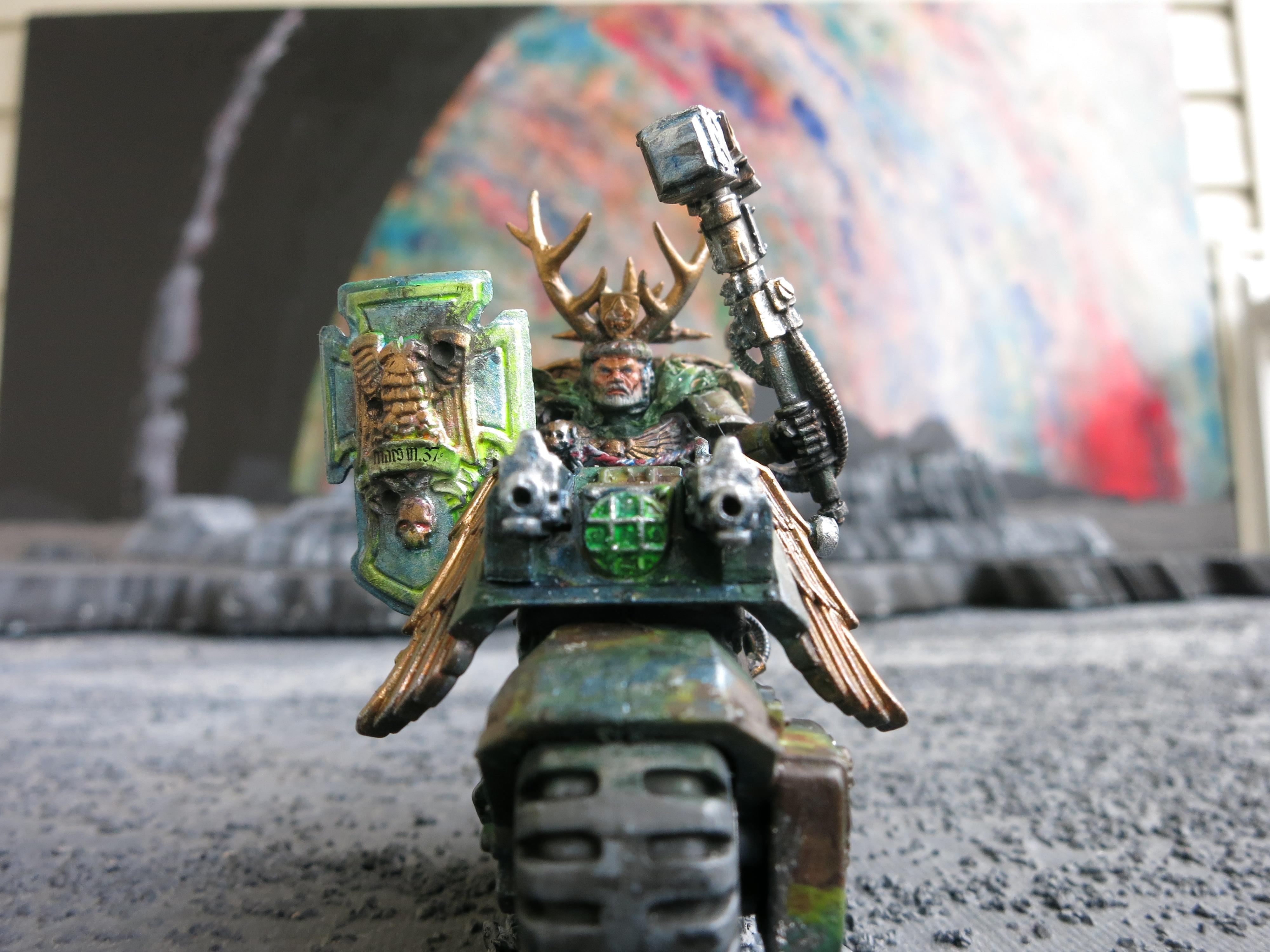 Bike, Chapter Master, Shield Etermal, Thunderhammer