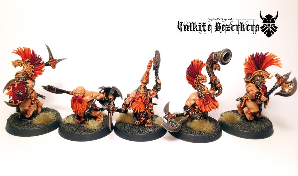 Age Of Sigmar, Duardin, Dwarves, Fyreslayer, Order, Vulkite Bezerker