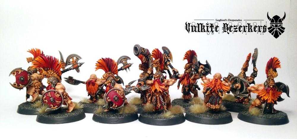 Age Of Sigmar, Duardin, Dwarves, Fyreslayer, Order, Vulkite Bezerker