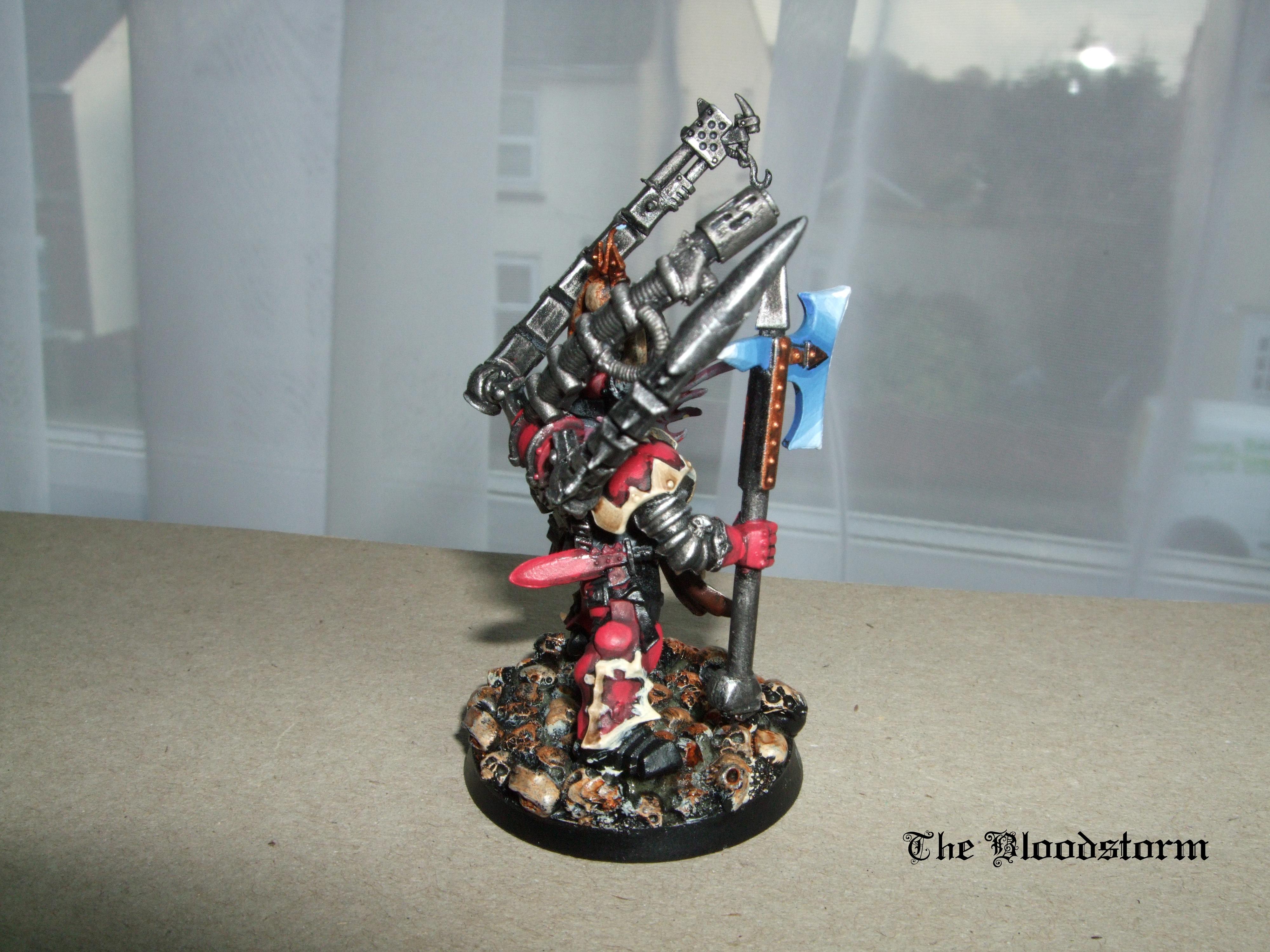 Chaos Space Marines, Khorne, Kitbash, Unpainted, Warhammer 40,000, Warpsmith