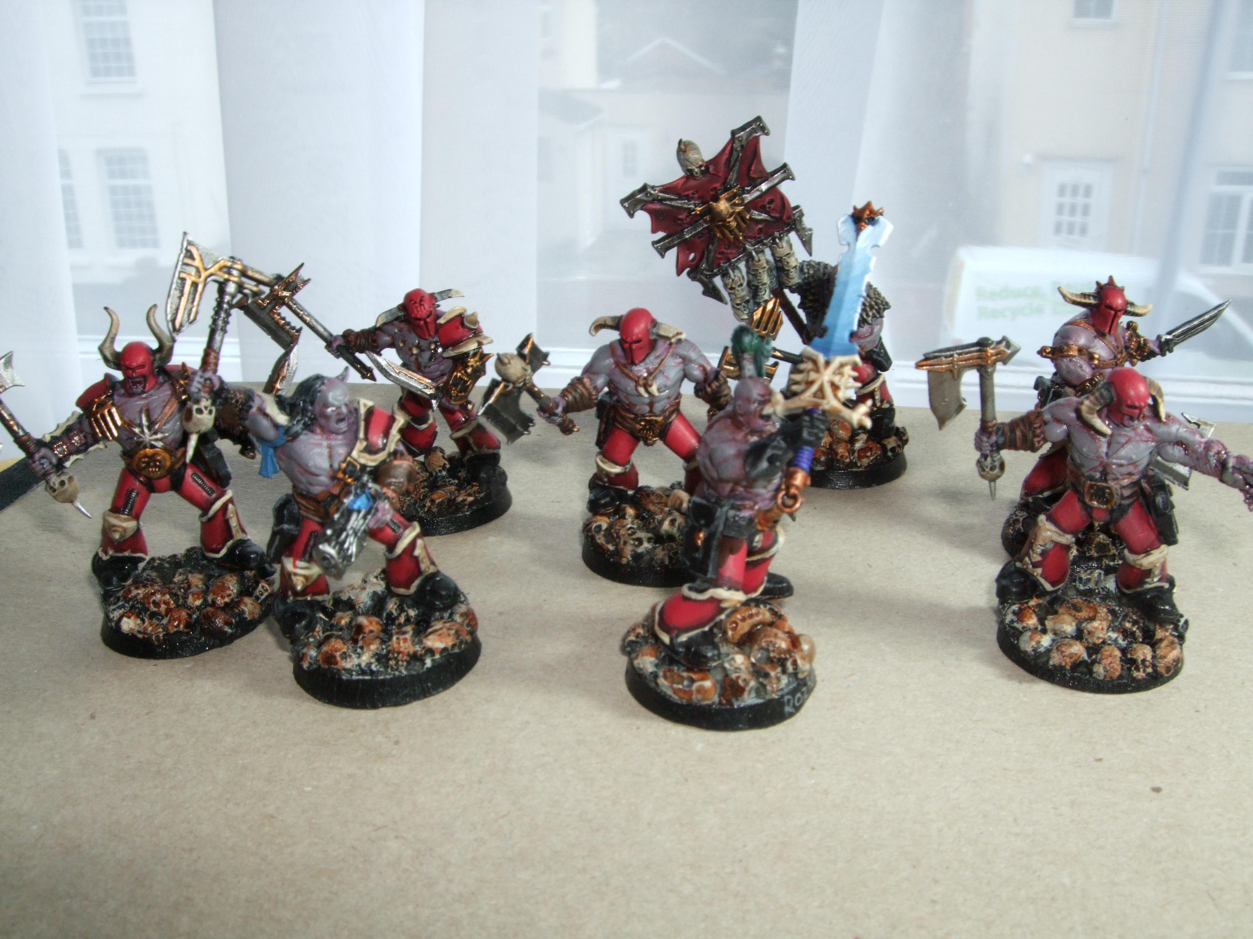 Chaos Space Marines, Khorne, Kitbash, Warhammer 40,000