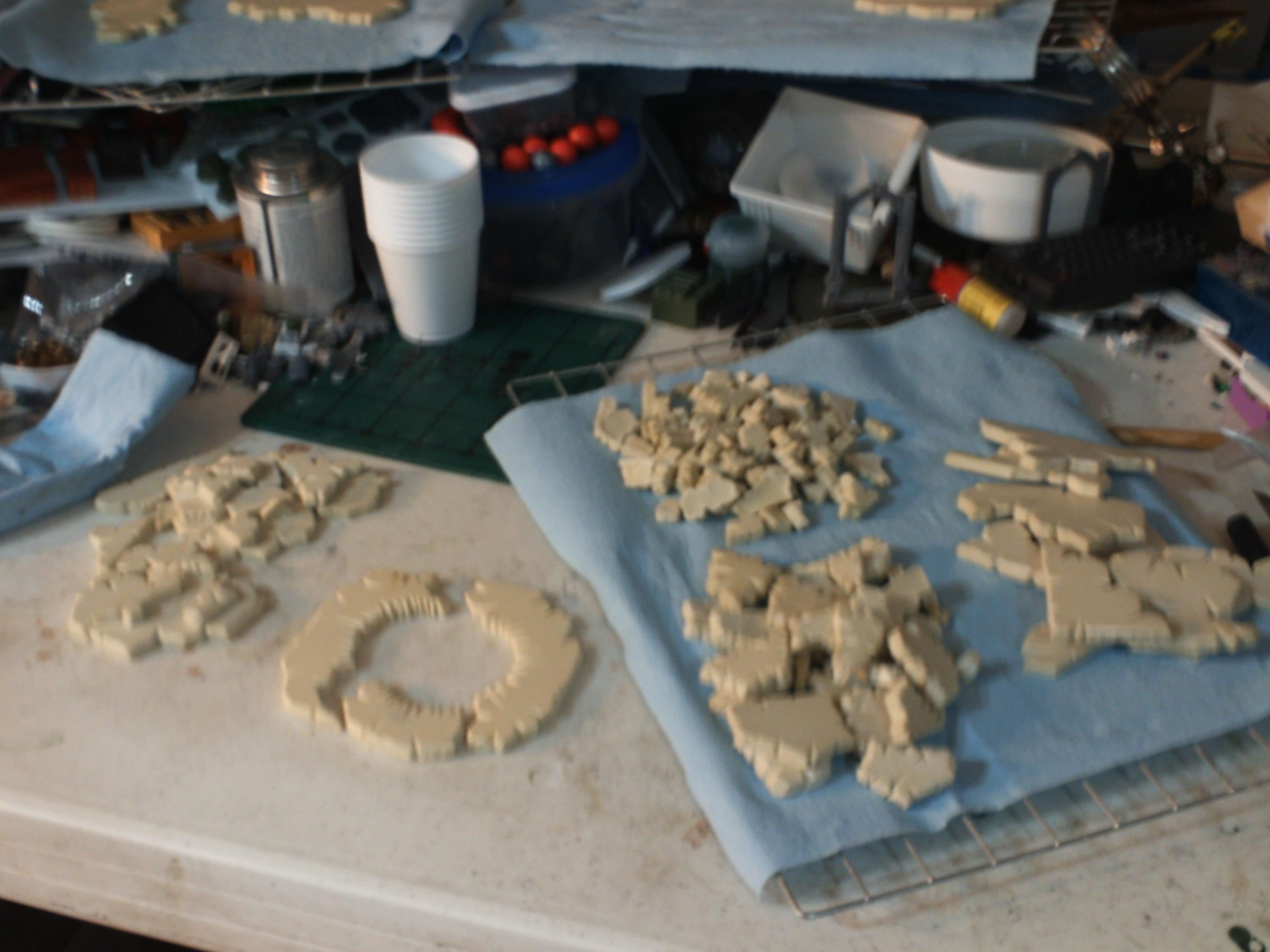 Craters, Terrain