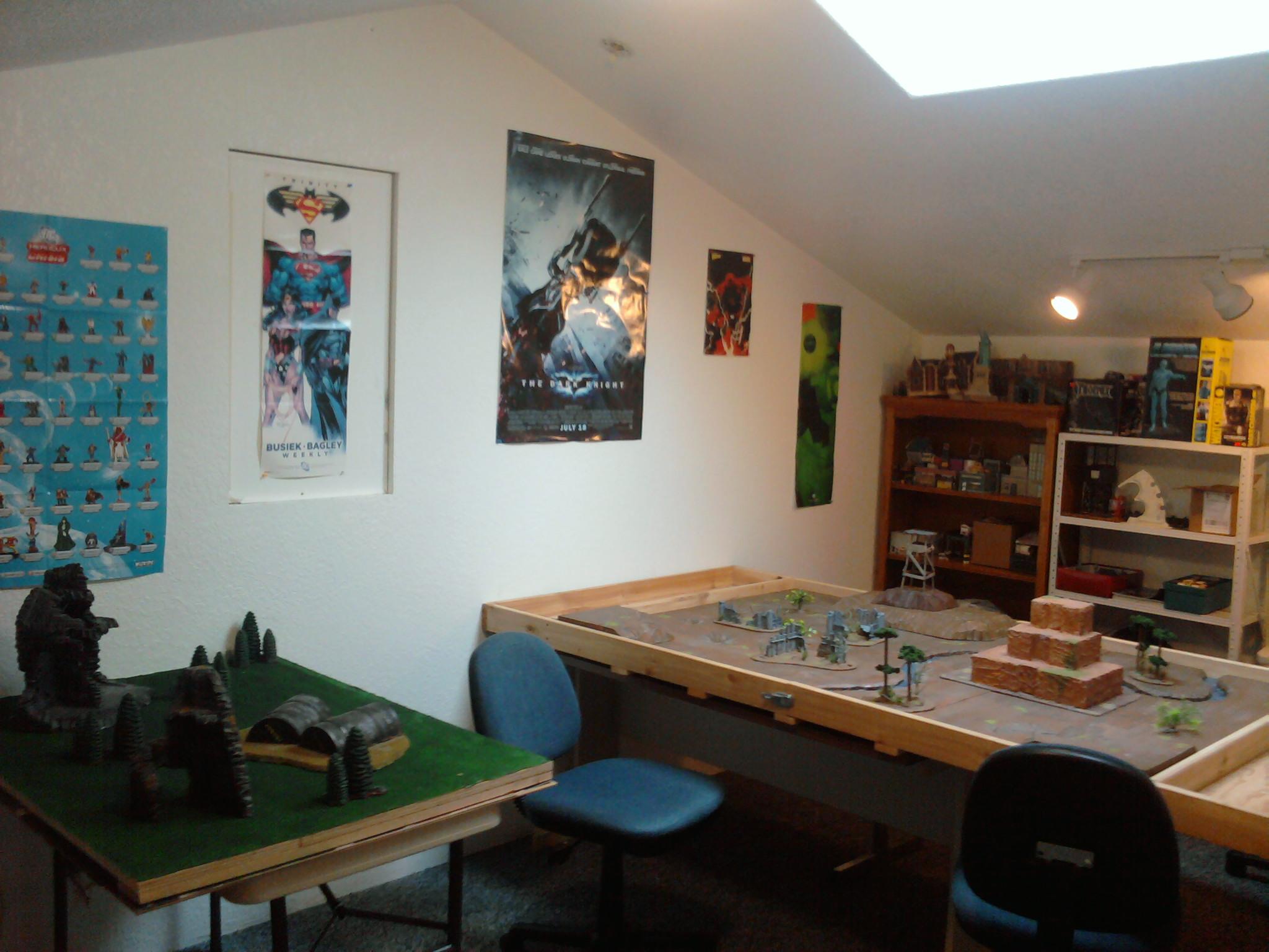 Game Room, Game Table, Terrain