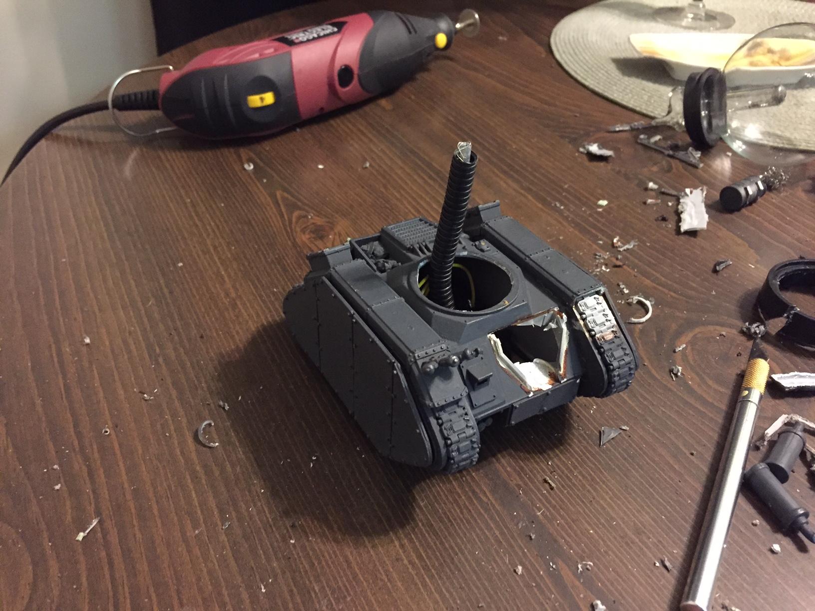 Conversion, Fortification, Leman Russ, Plasma, Tank, Void Shield, Work In Progress
