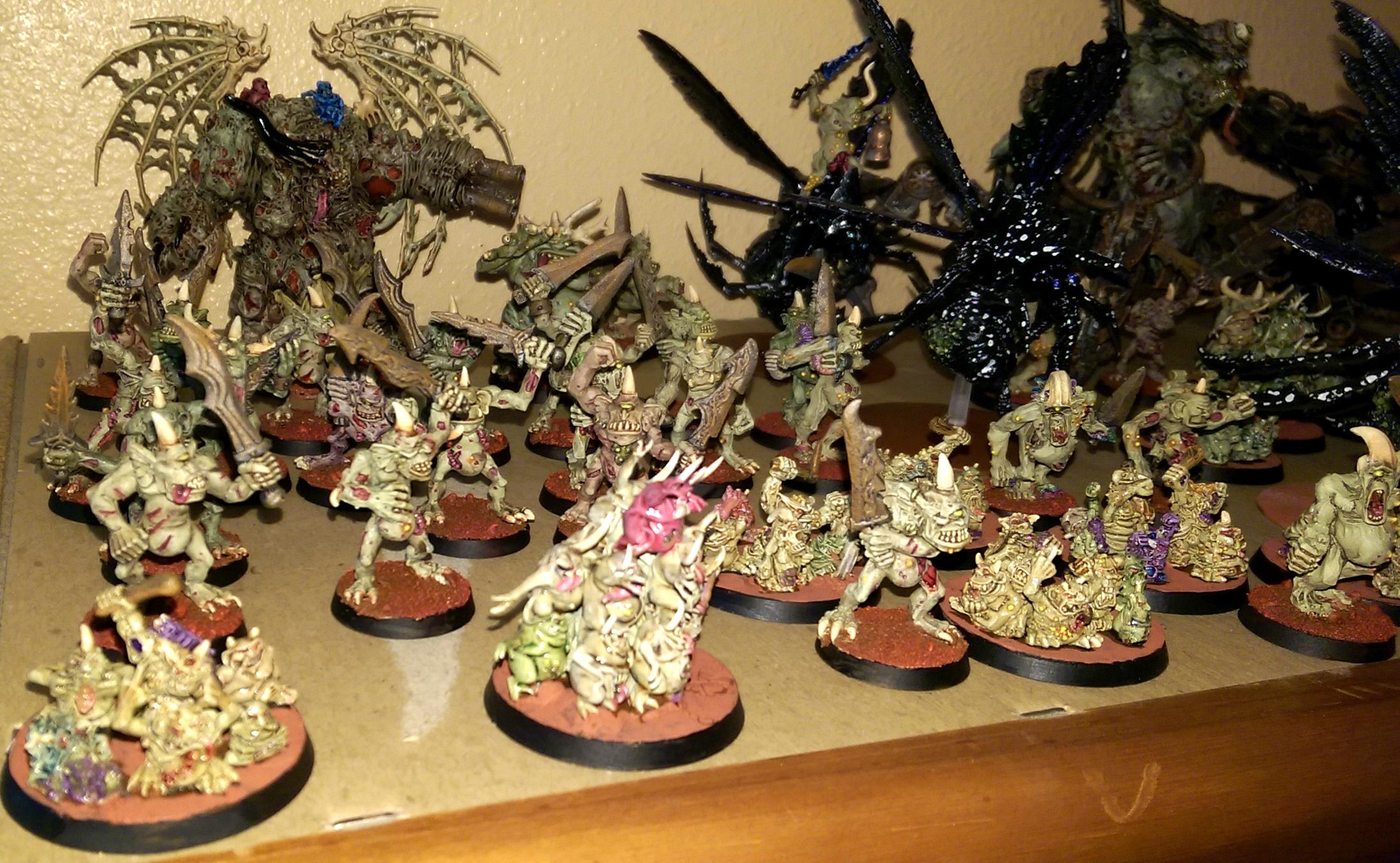 Chaos, Daemons, Nurgle - Nurgle horde - Gallery - DakkaDakka